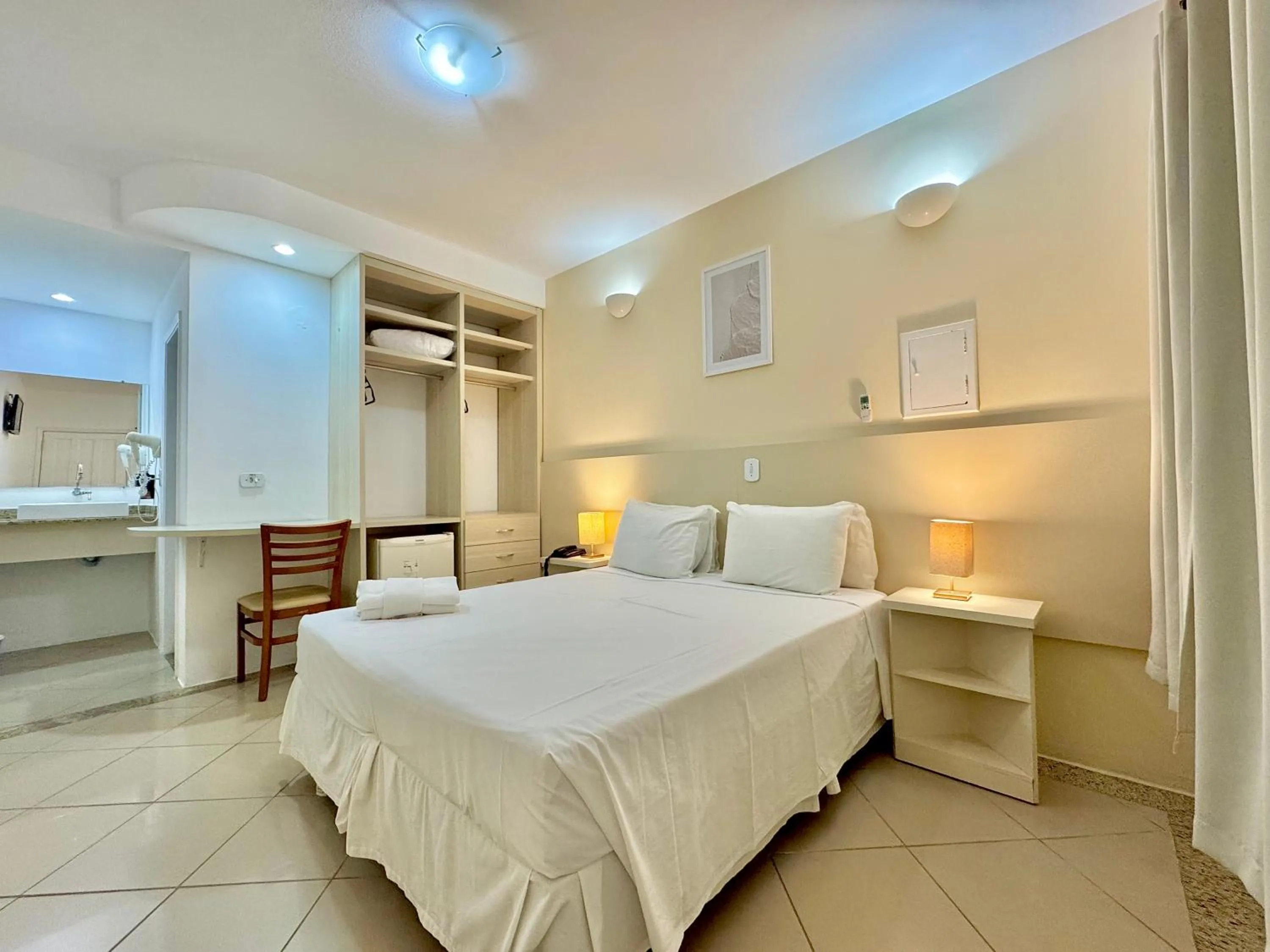 Bedroom, Bed in Hotel Recanto dos Pássaros