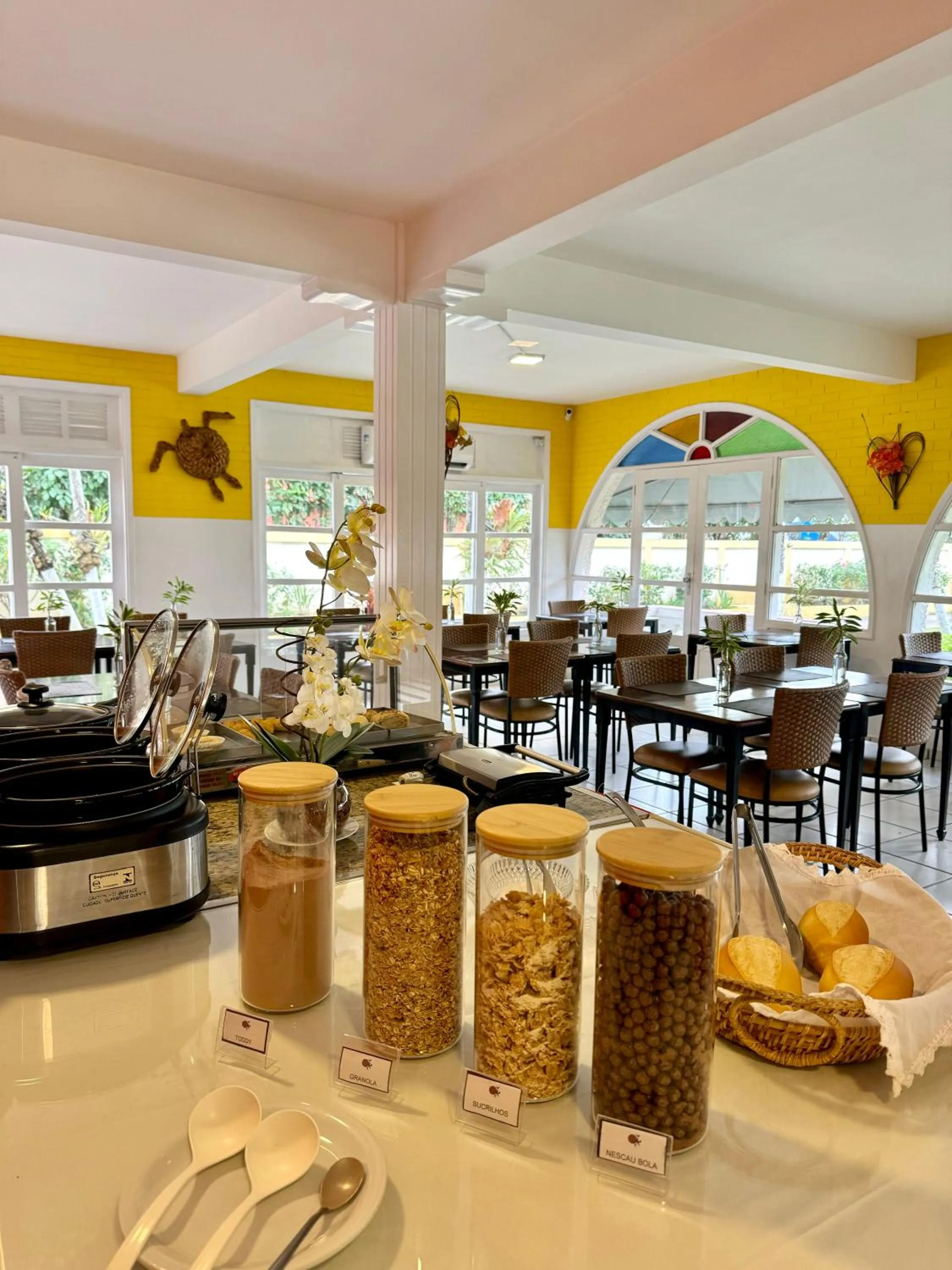 Breakfast in Hotel Recanto dos Pássaros