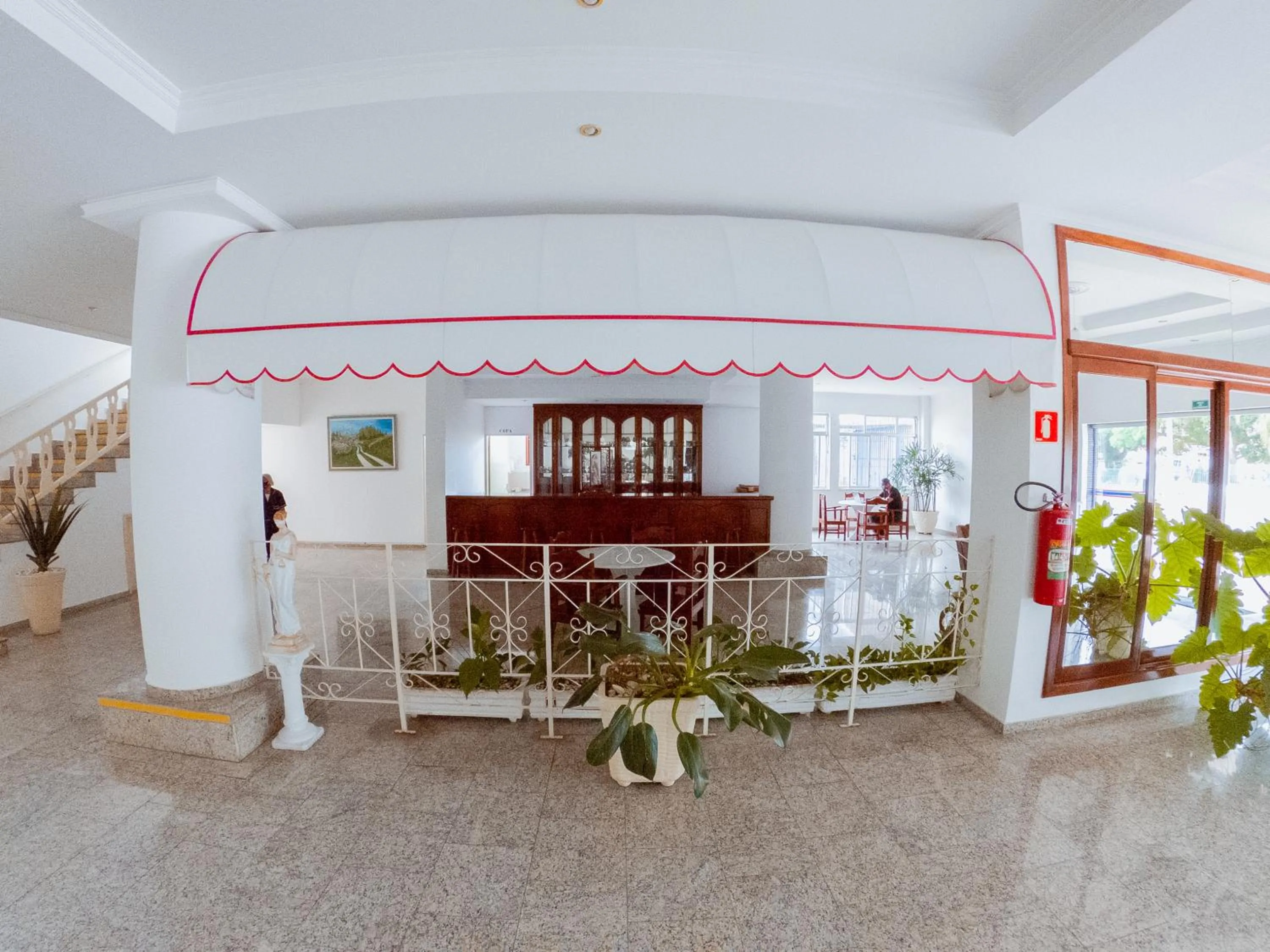 Seating area in Hotel Recanto dos Pássaros