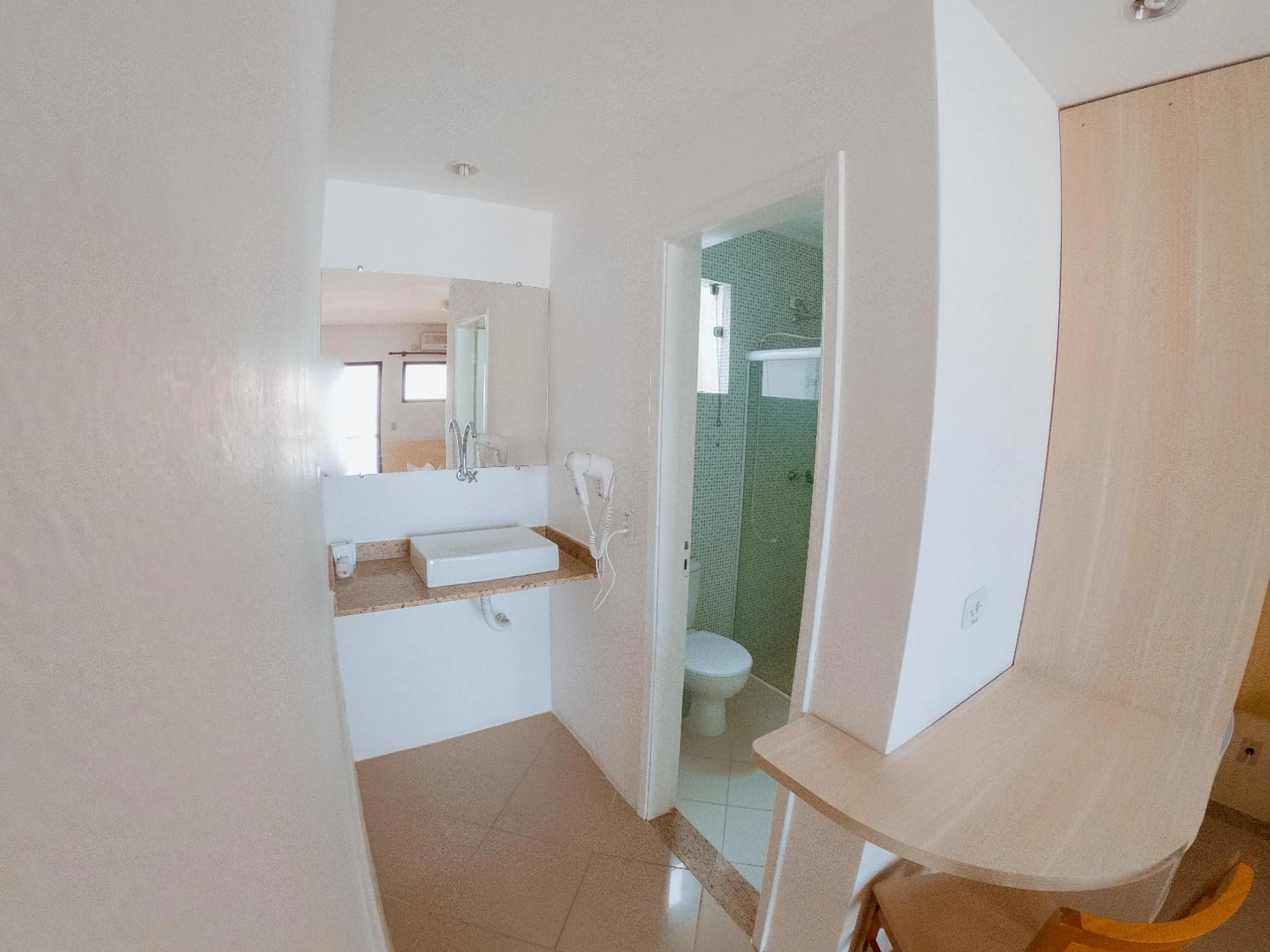 Bathroom, Bed in Hotel Recanto dos Pássaros