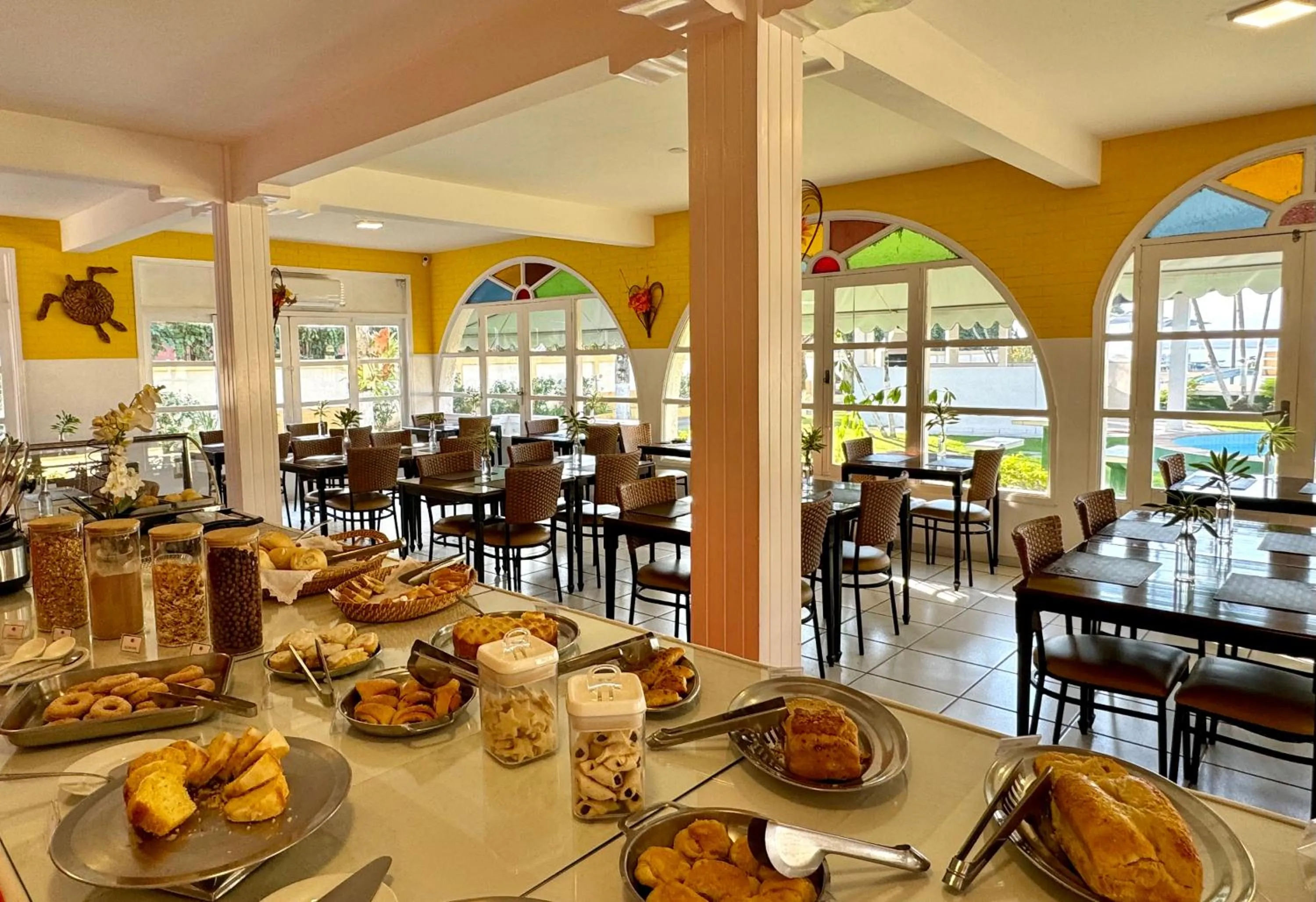 Breakfast in Hotel Recanto dos Pássaros