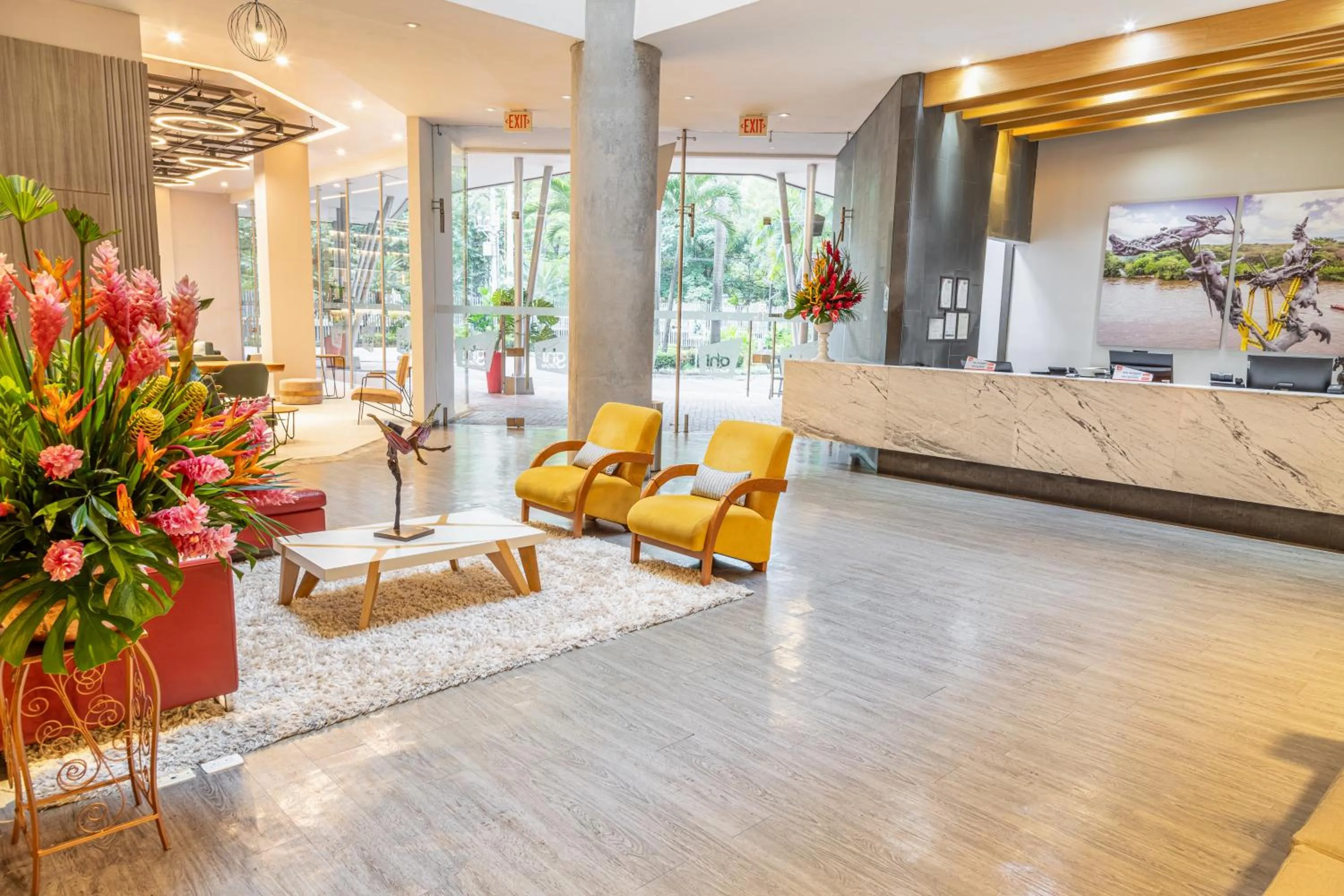 Lobby or reception in GHL Hotel Neiva