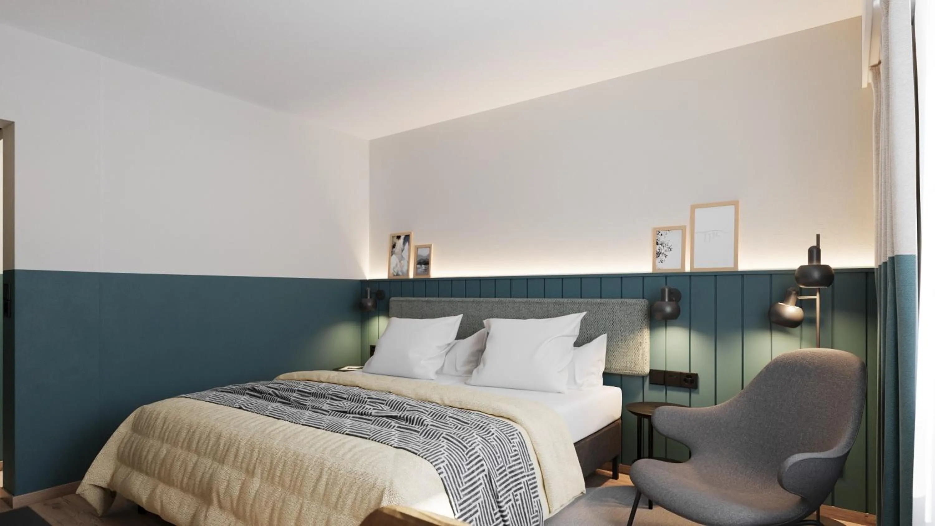 Bed in City Hotel Biel Bienne Free Parking