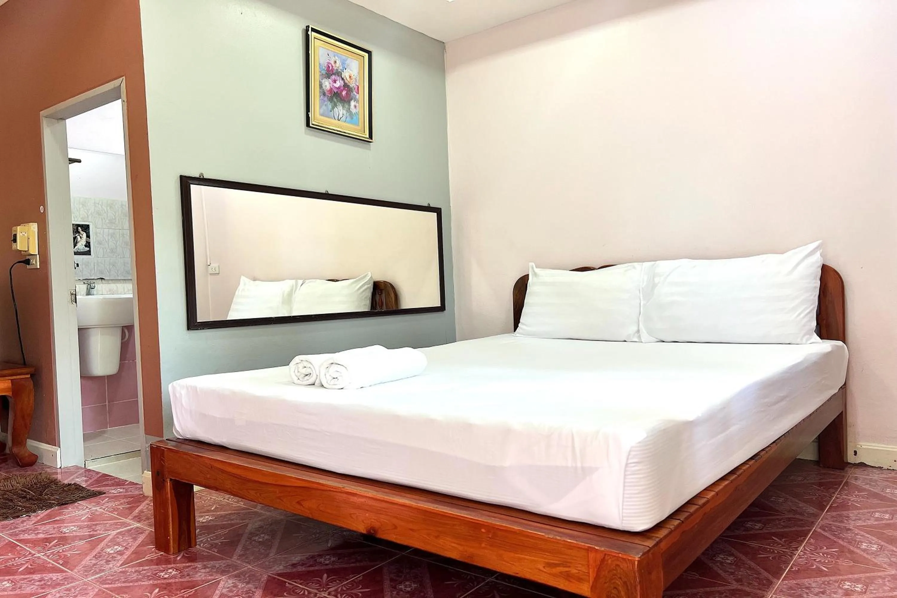 Bed in Saithong Resort