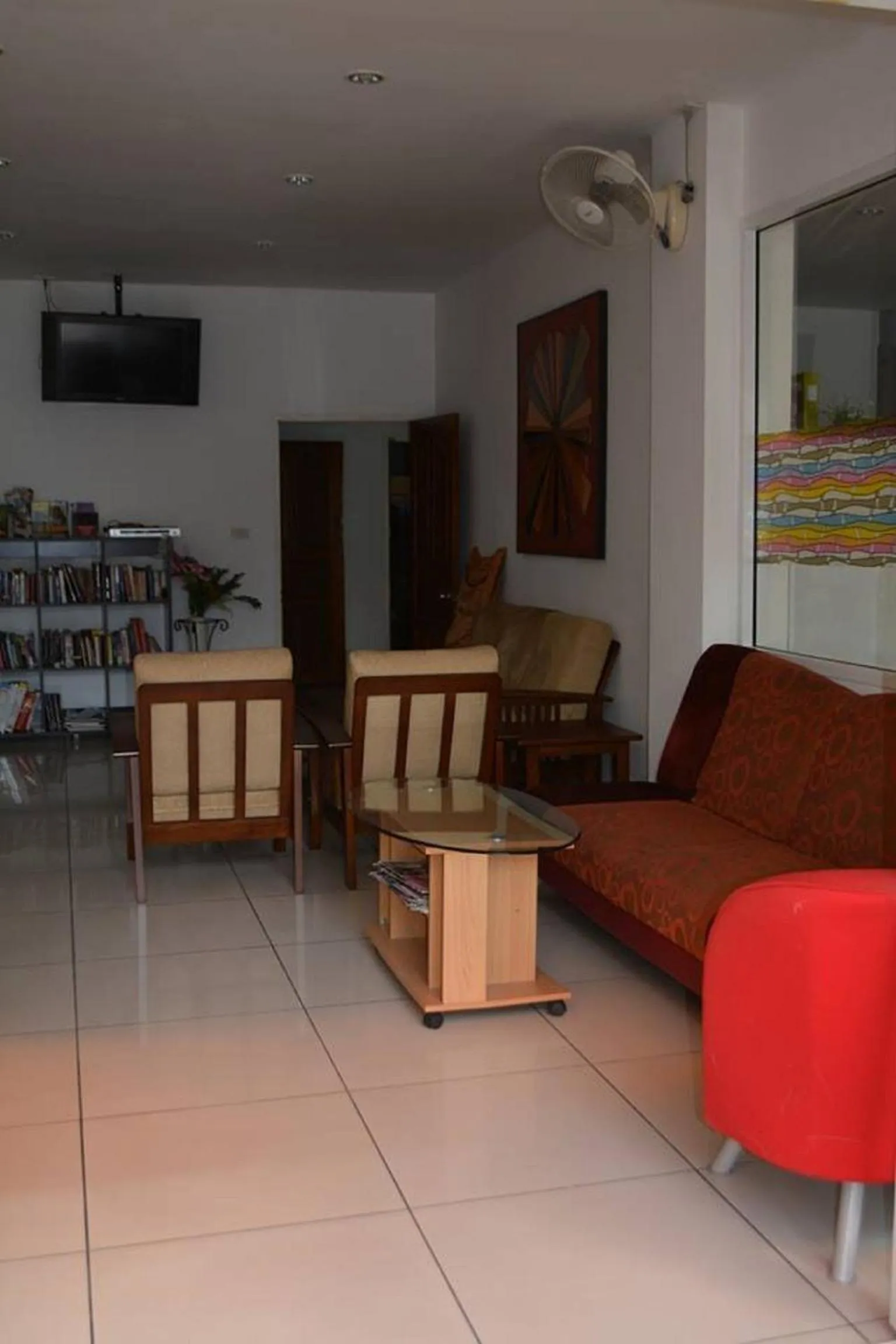Lobby or reception in Jomtien Hostel