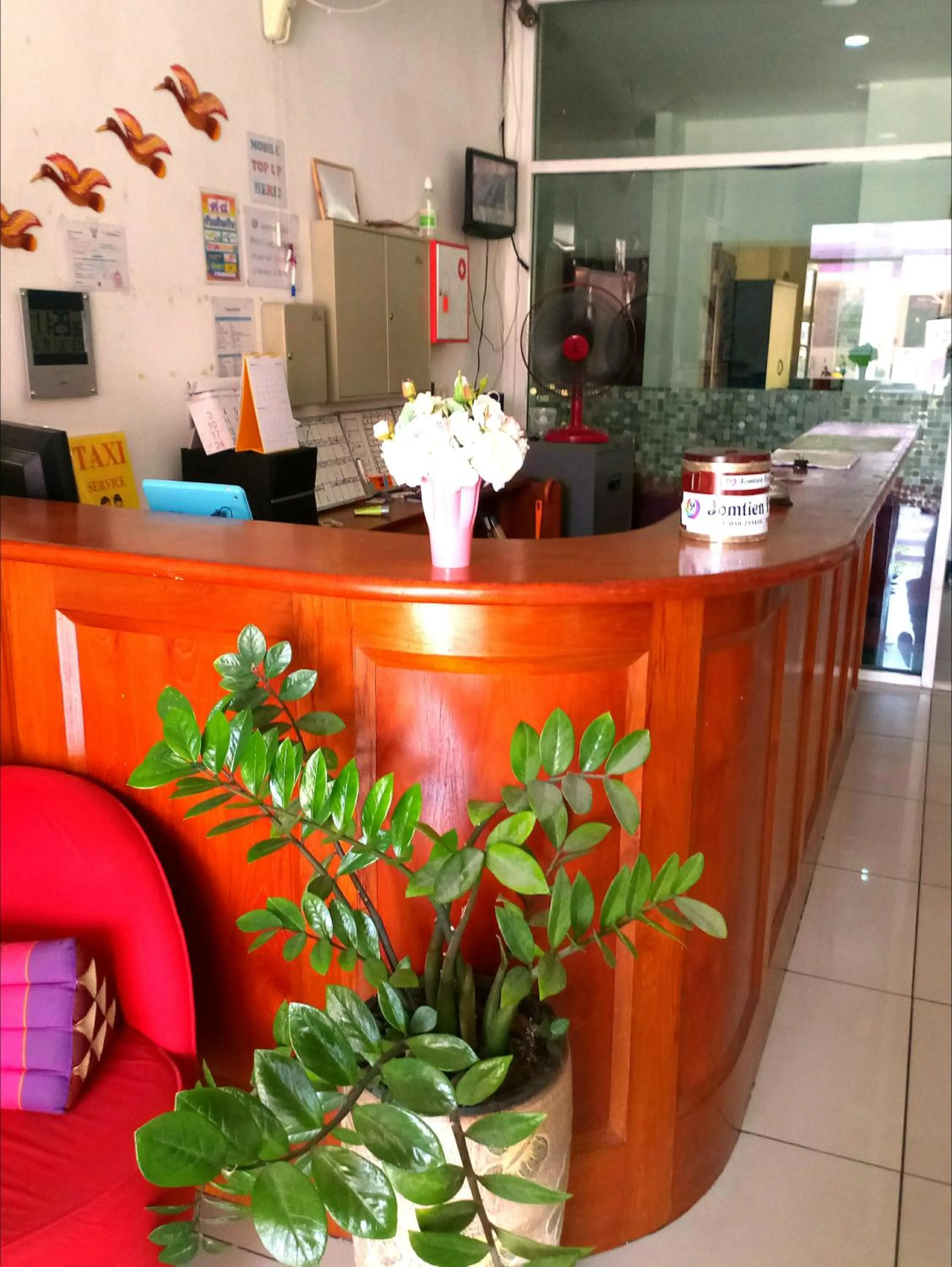 Facade/entrance in Jomtien Hostel