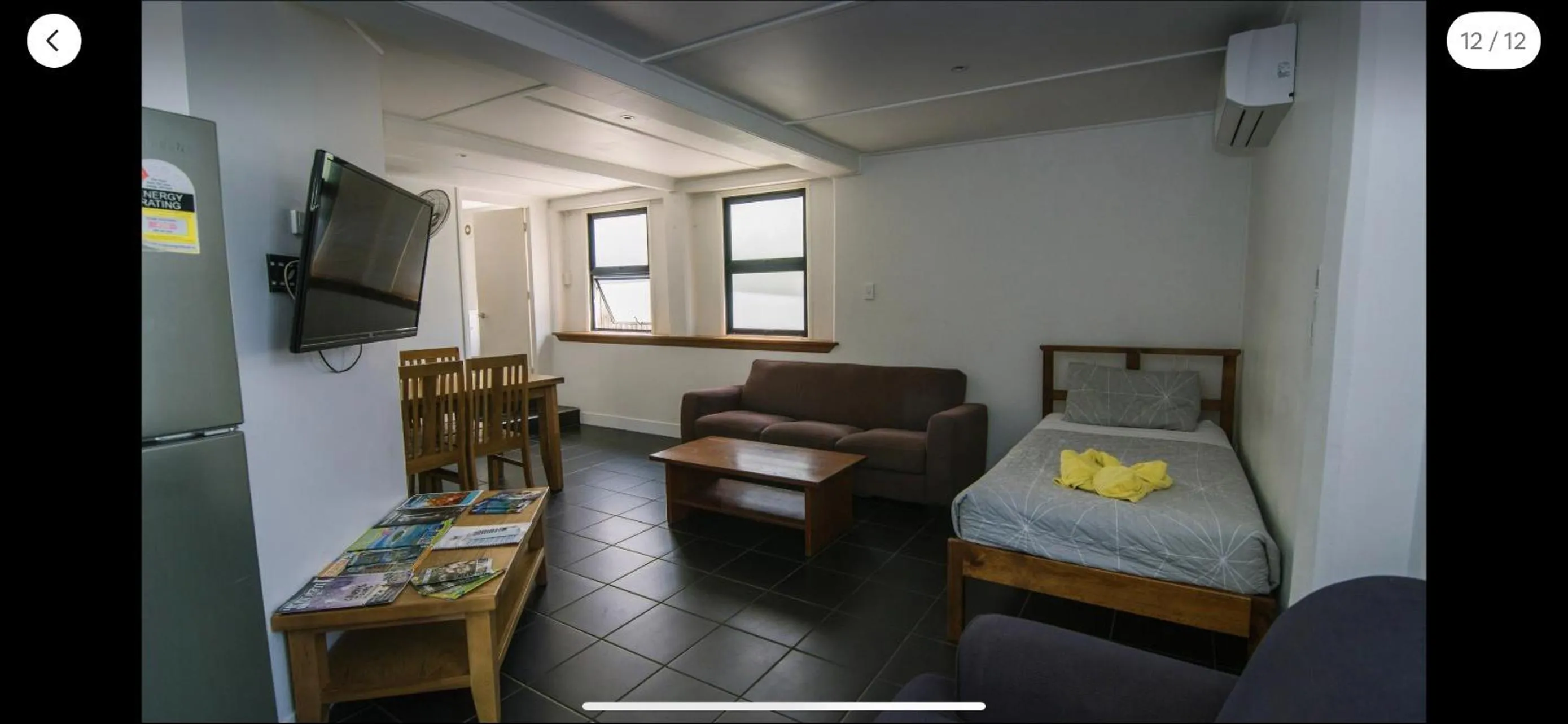 Bed in Grimshaw House