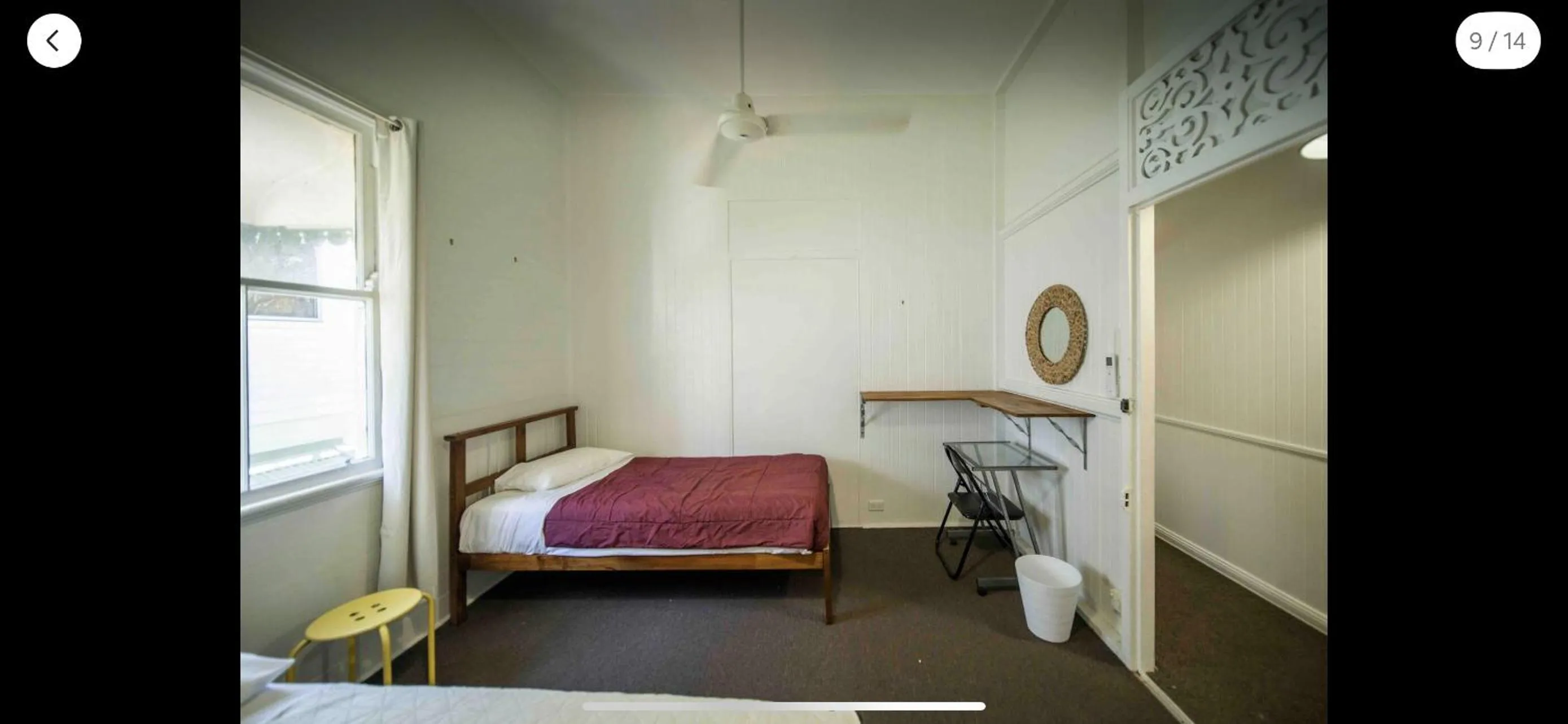 Bed in Grimshaw House