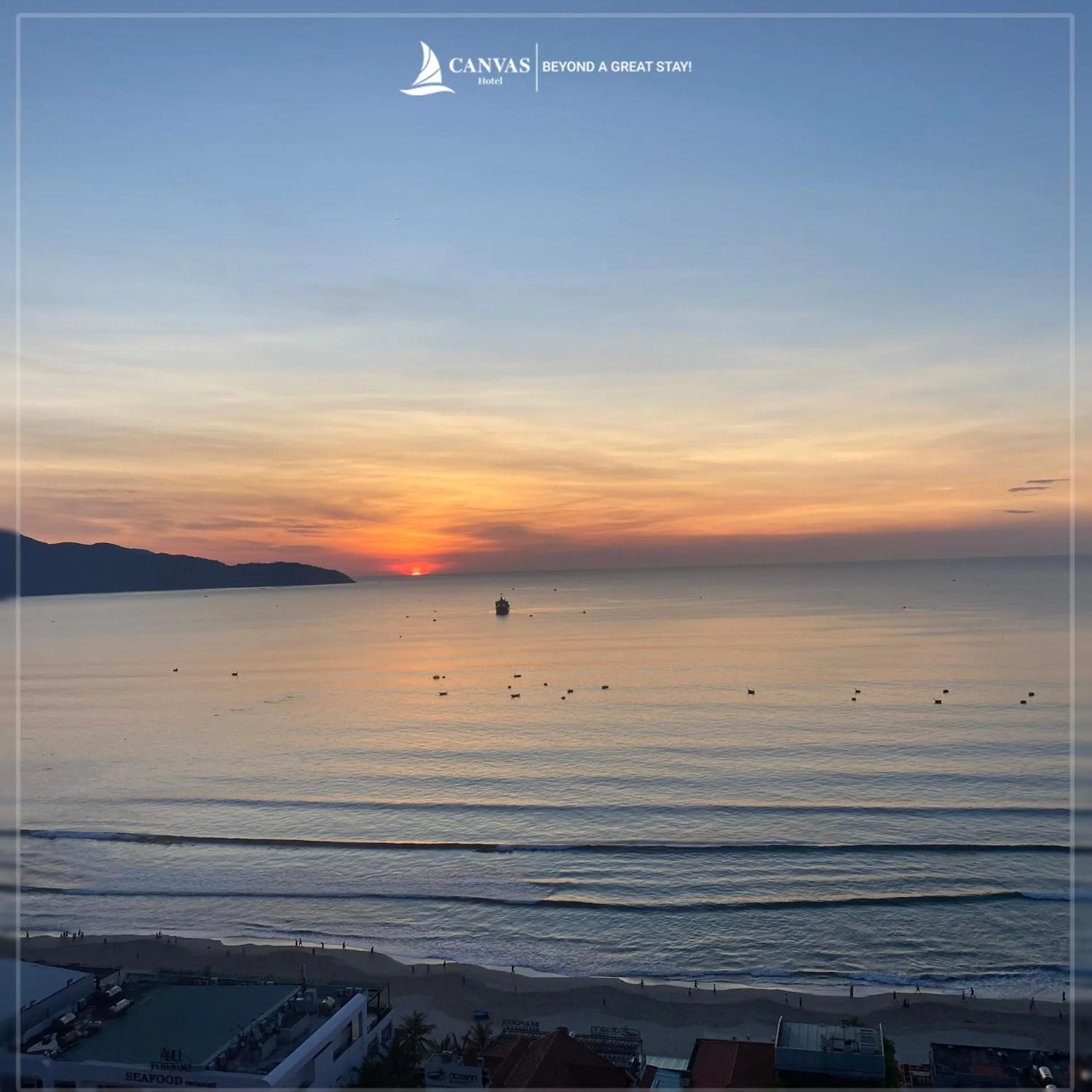 Property building in Canvas Danang Beach Hotel