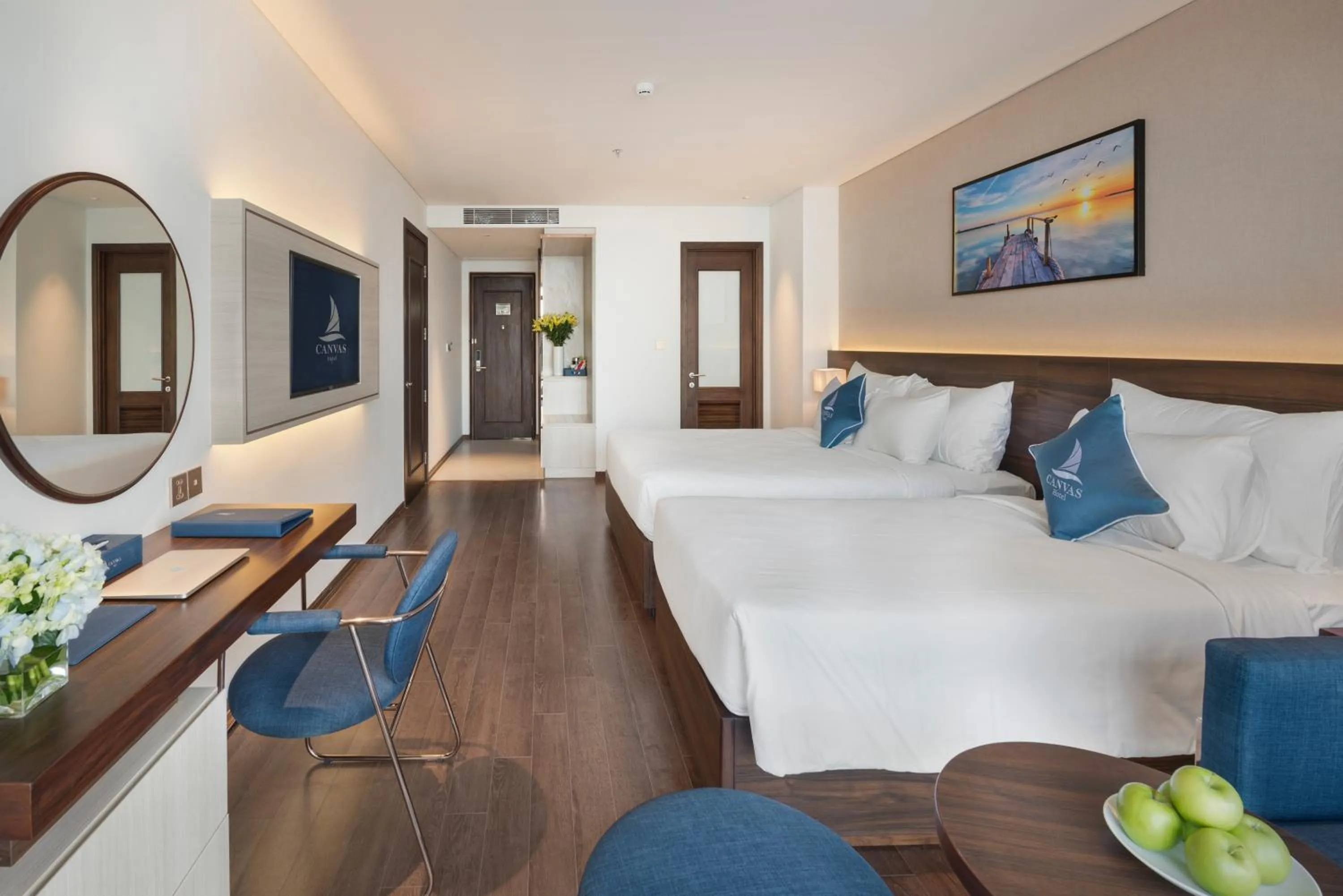 Photo of the whole room, Bed in Canvas Danang Beach Hotel