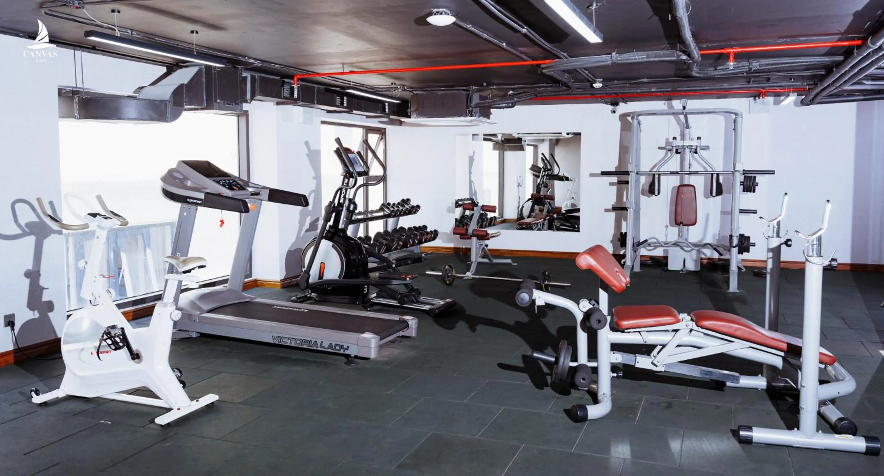 Fitness centre/facilities in Canvas Danang Beach Hotel