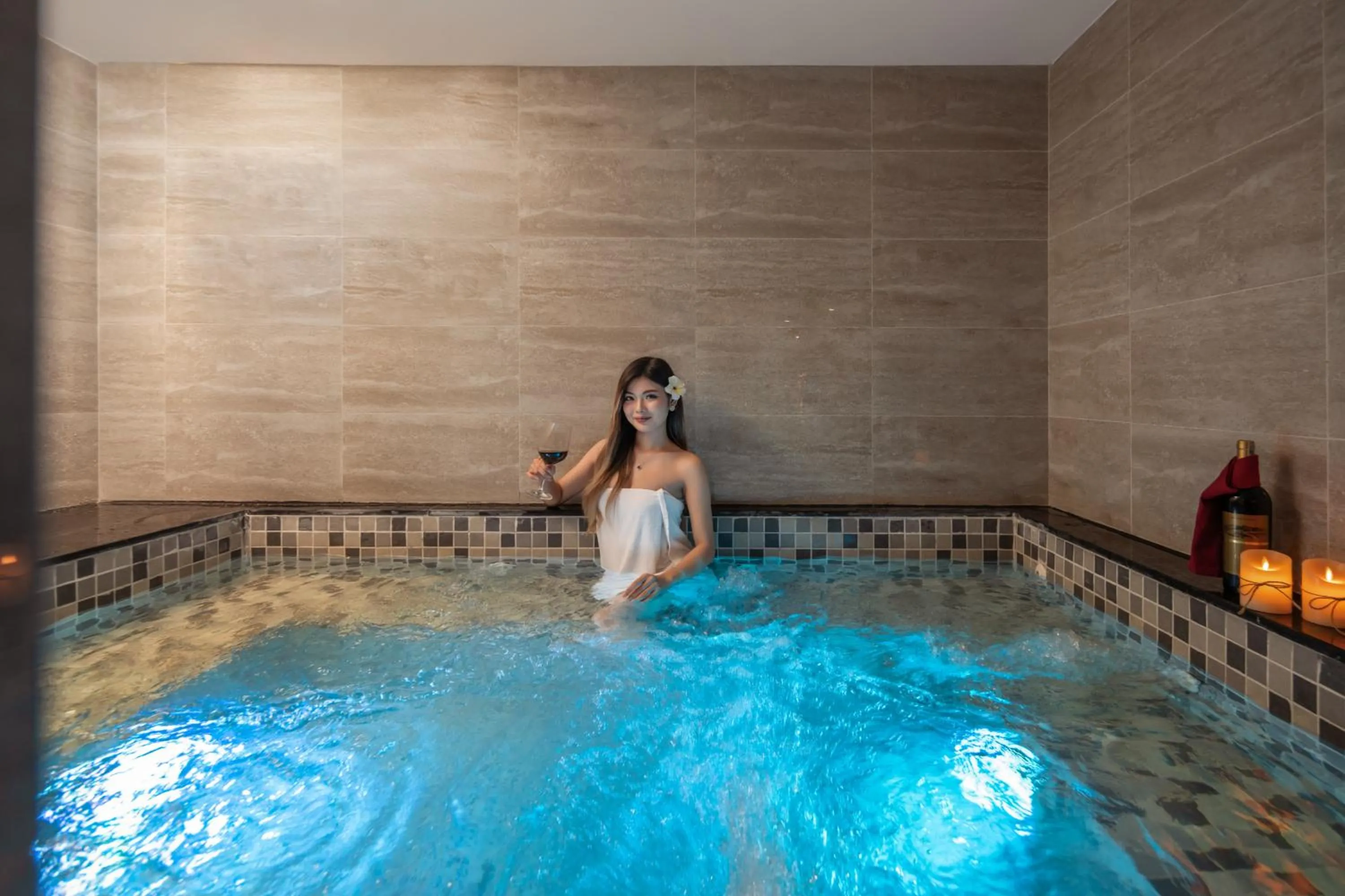 Hot Spring Bath in Canvas Danang Beach Hotel
