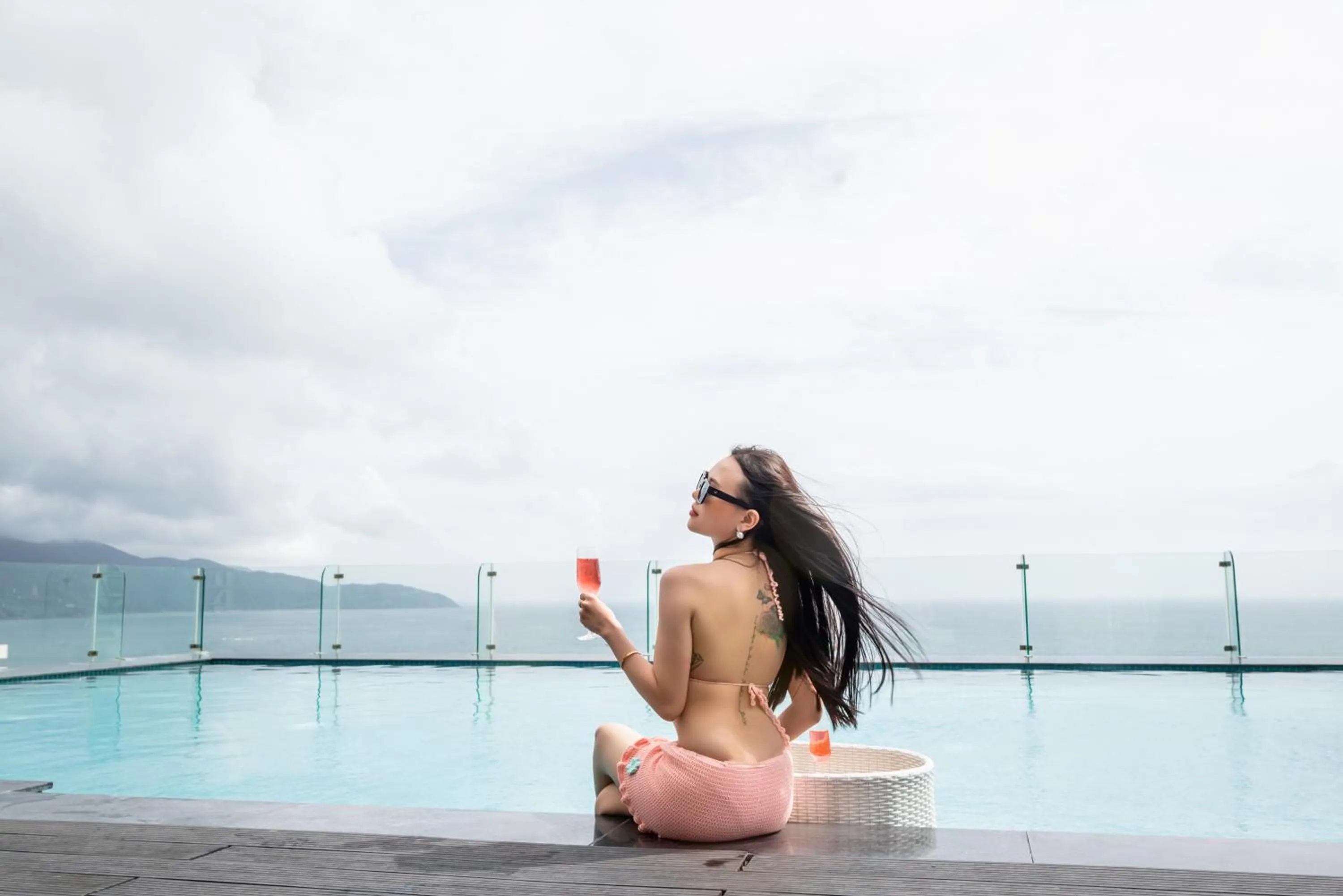 Swimming pool in Canvas Danang Beach Hotel