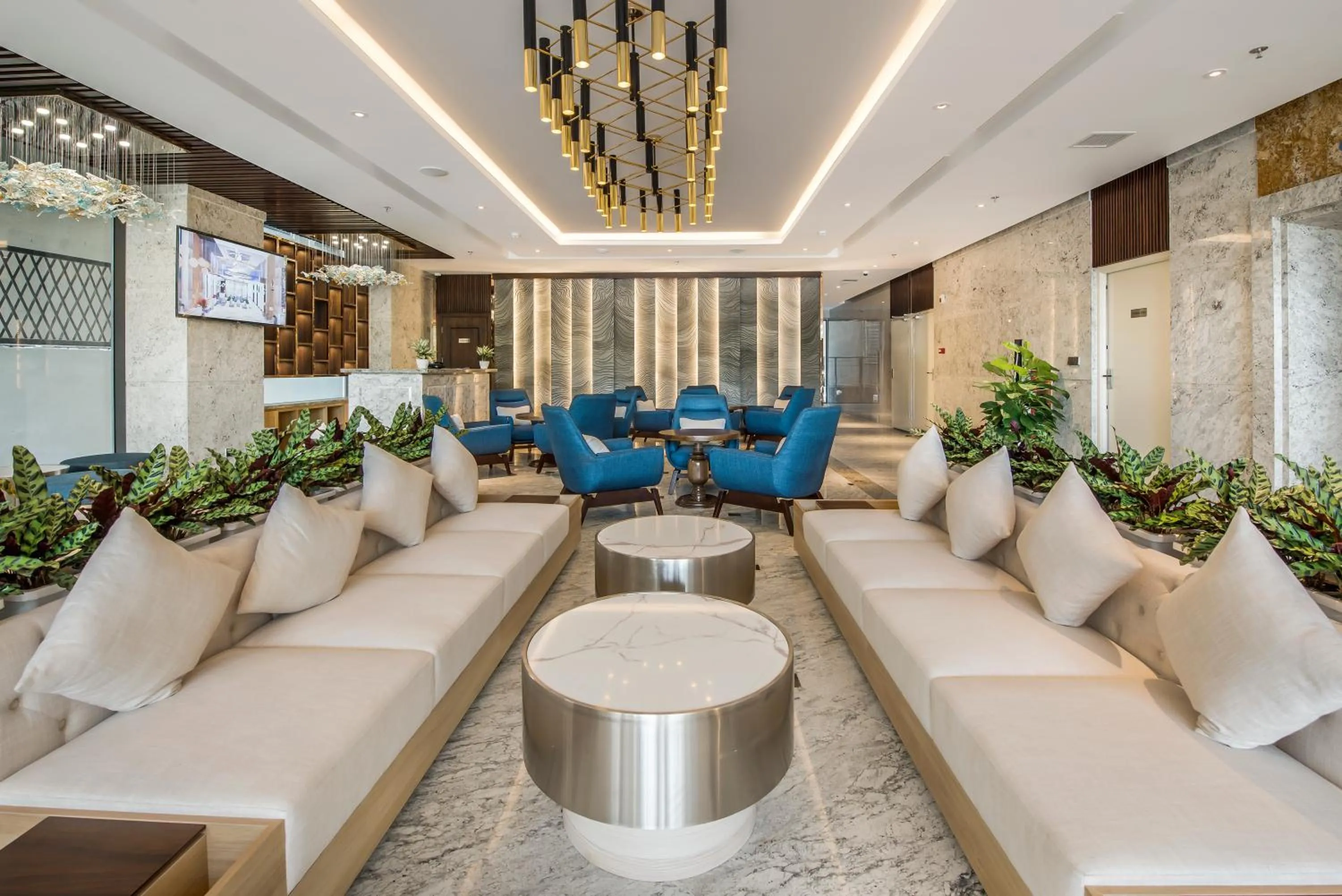 Seating area in Canvas Danang Beach Hotel