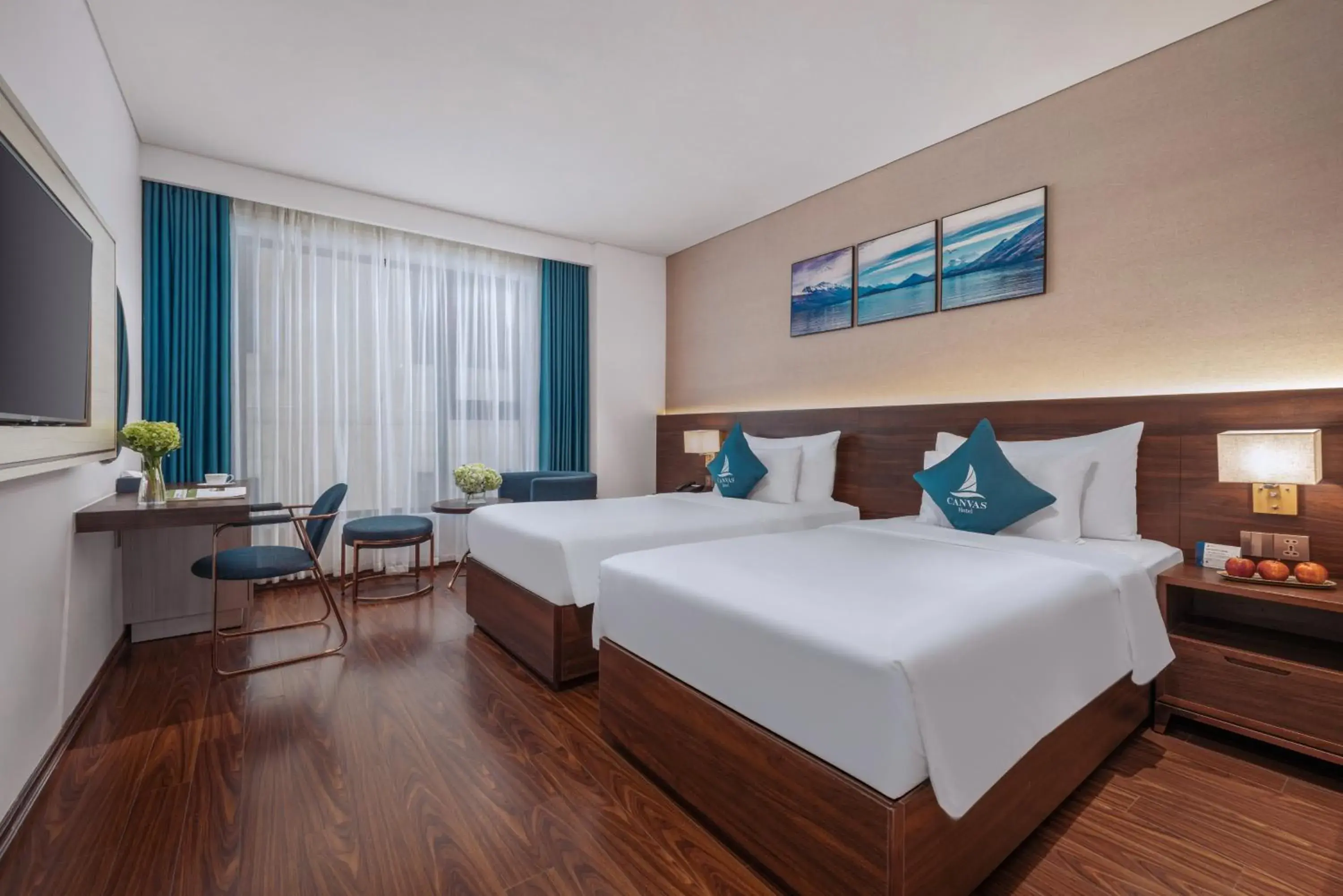 Premier Twin Room in Canvas Danang Beach Hotel Premier Twin Room in Canvas Danang Beach Hotel