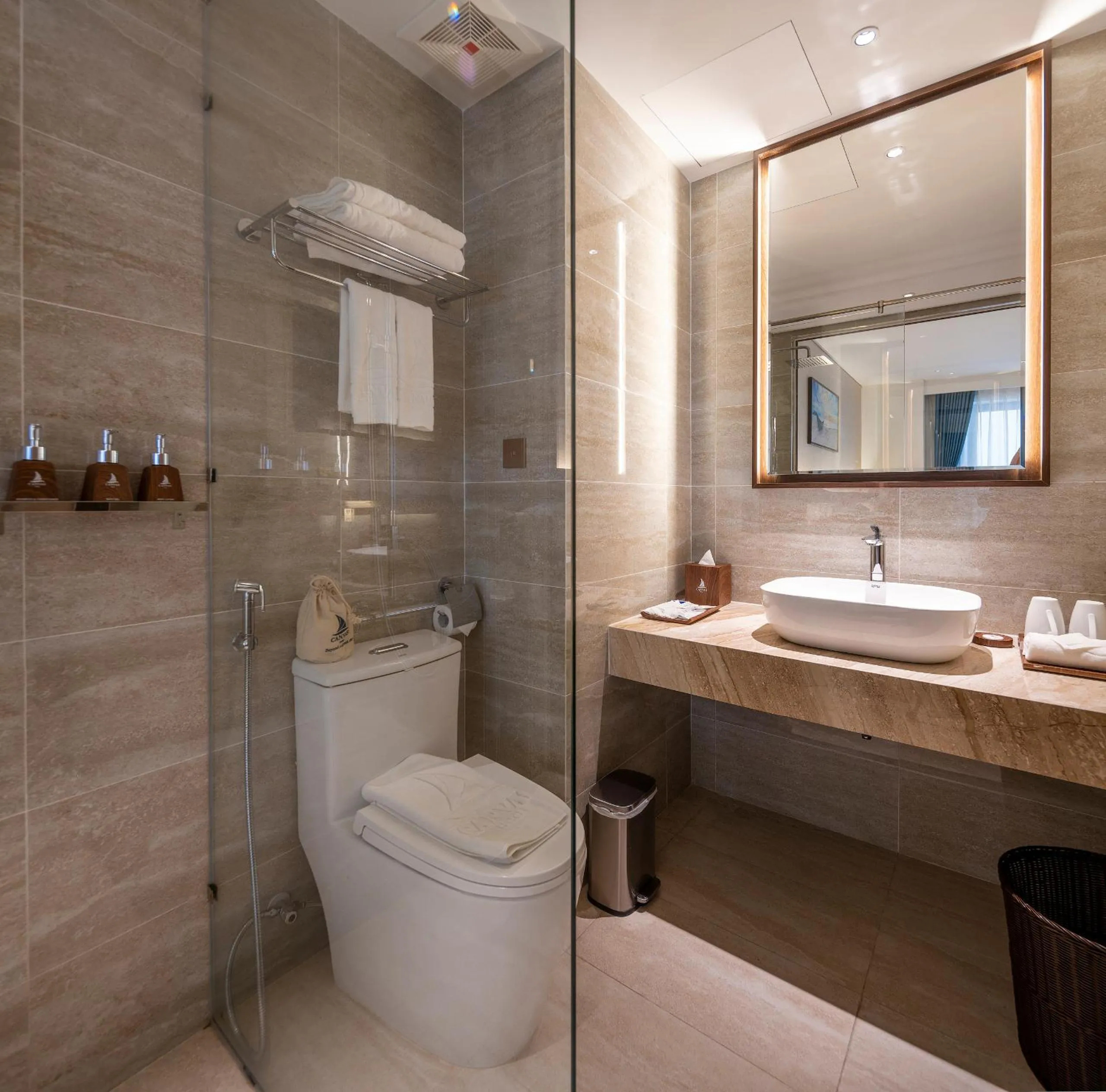 Toilet in Canvas Danang Beach Hotel