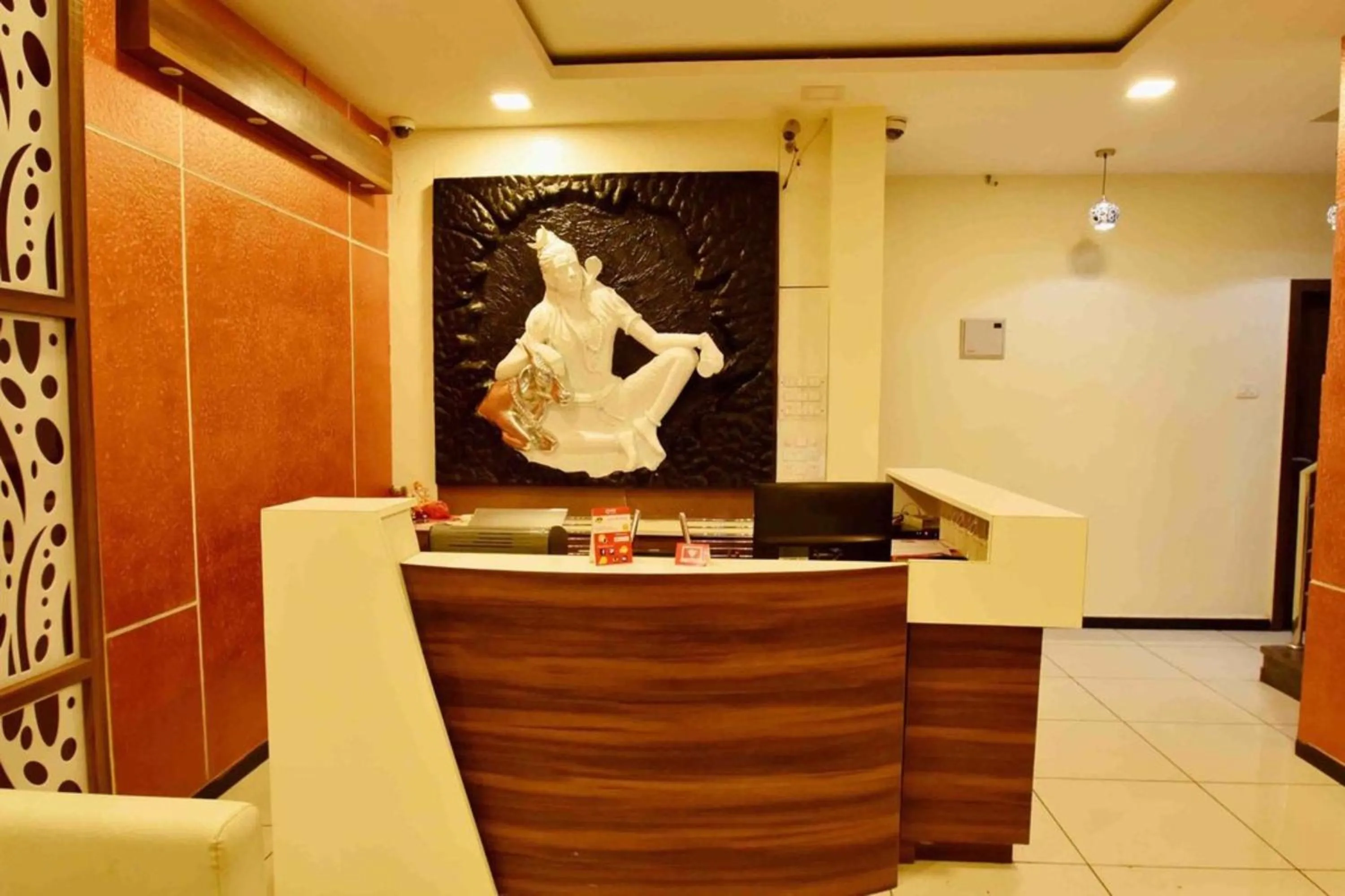 Lobby or reception in Hotel Satyug