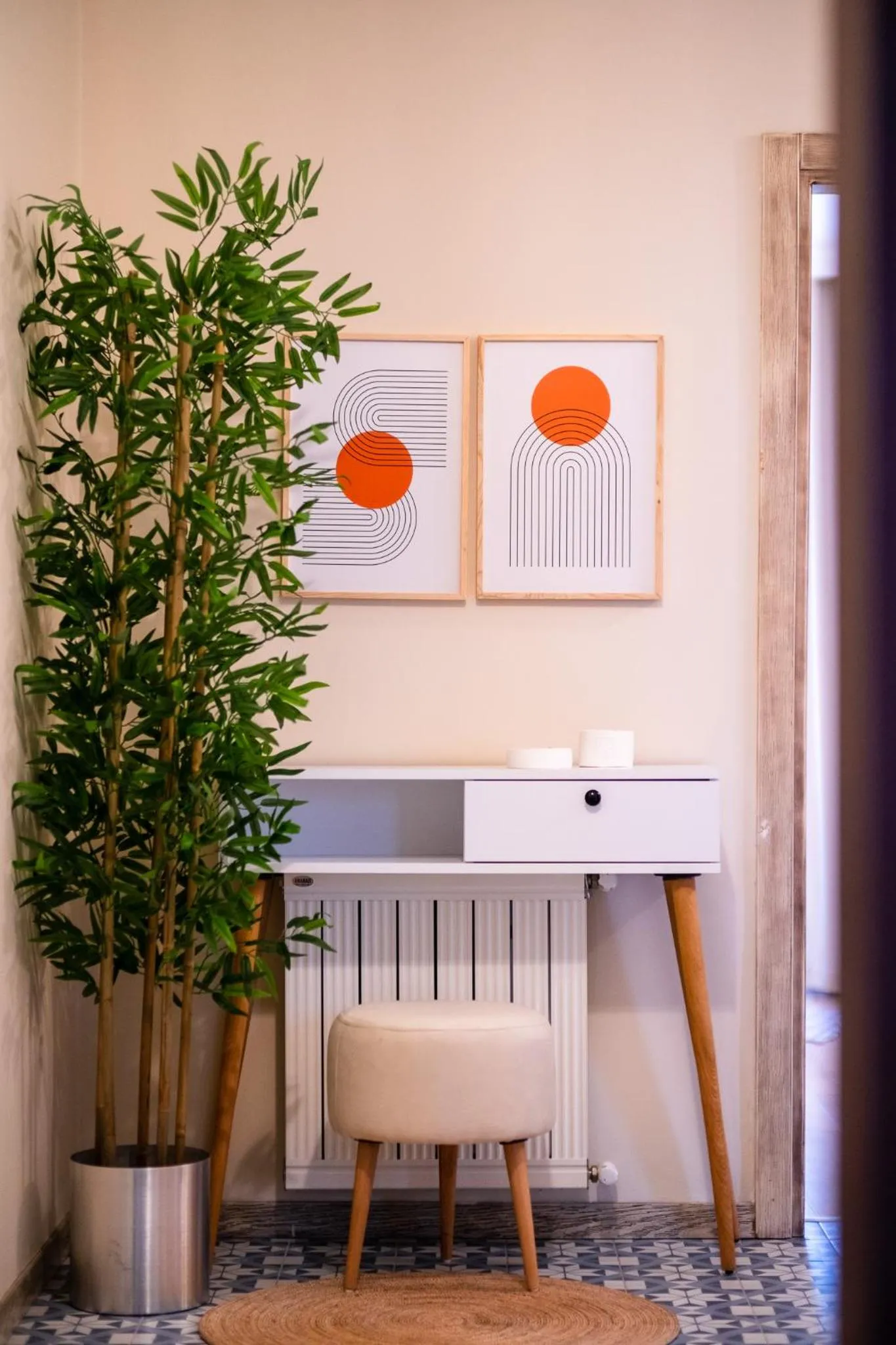 Decorative detail in Gurel Garden House