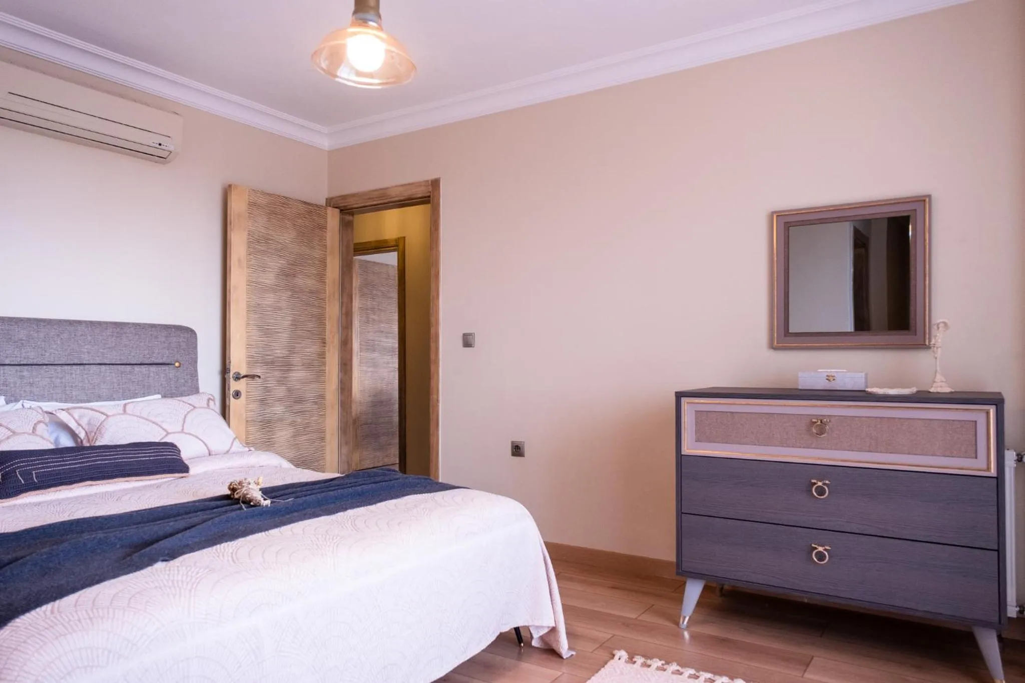 Bedroom, Bed in Gurel Garden House