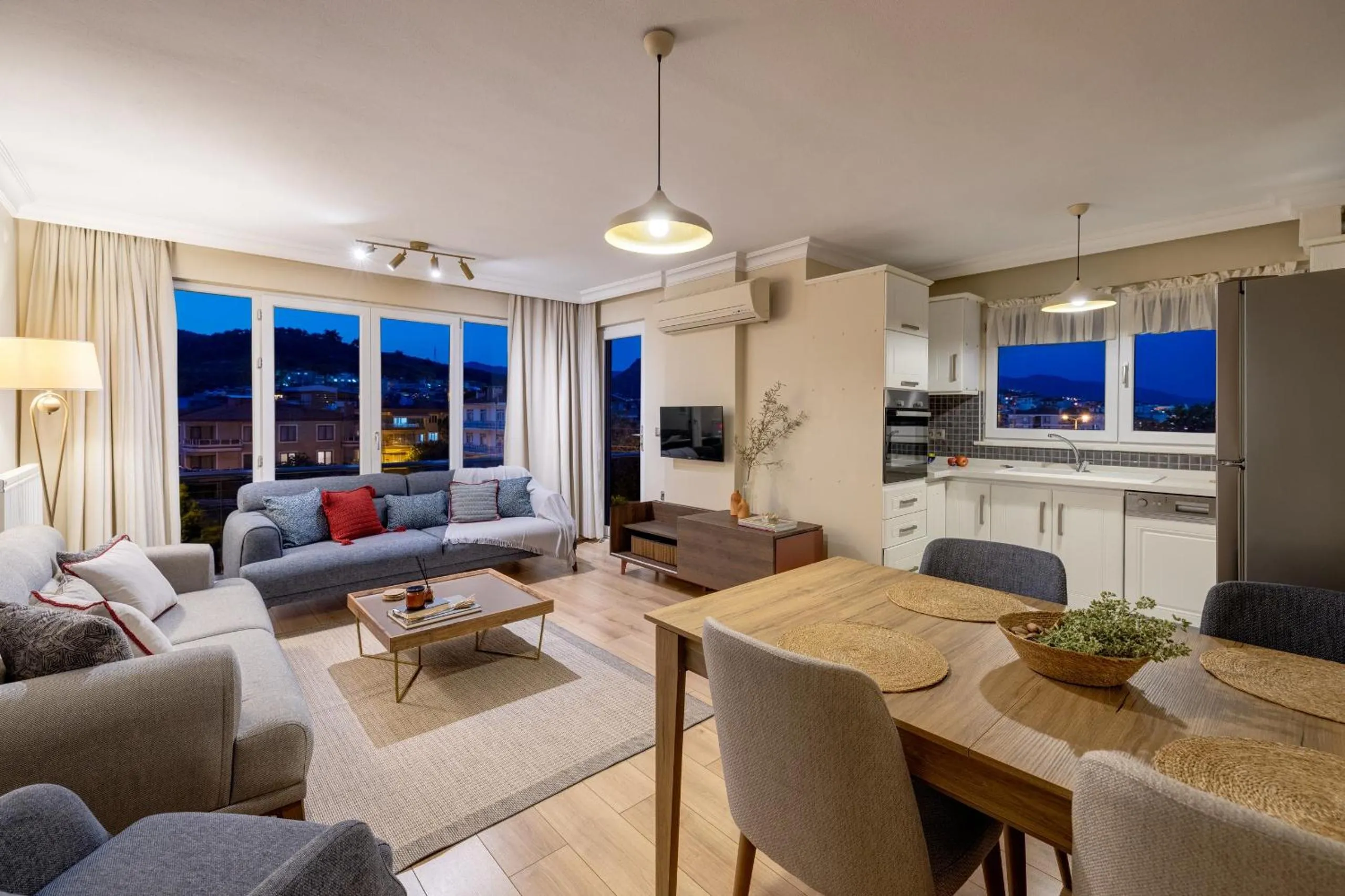 Seating area in Gurel Garden House