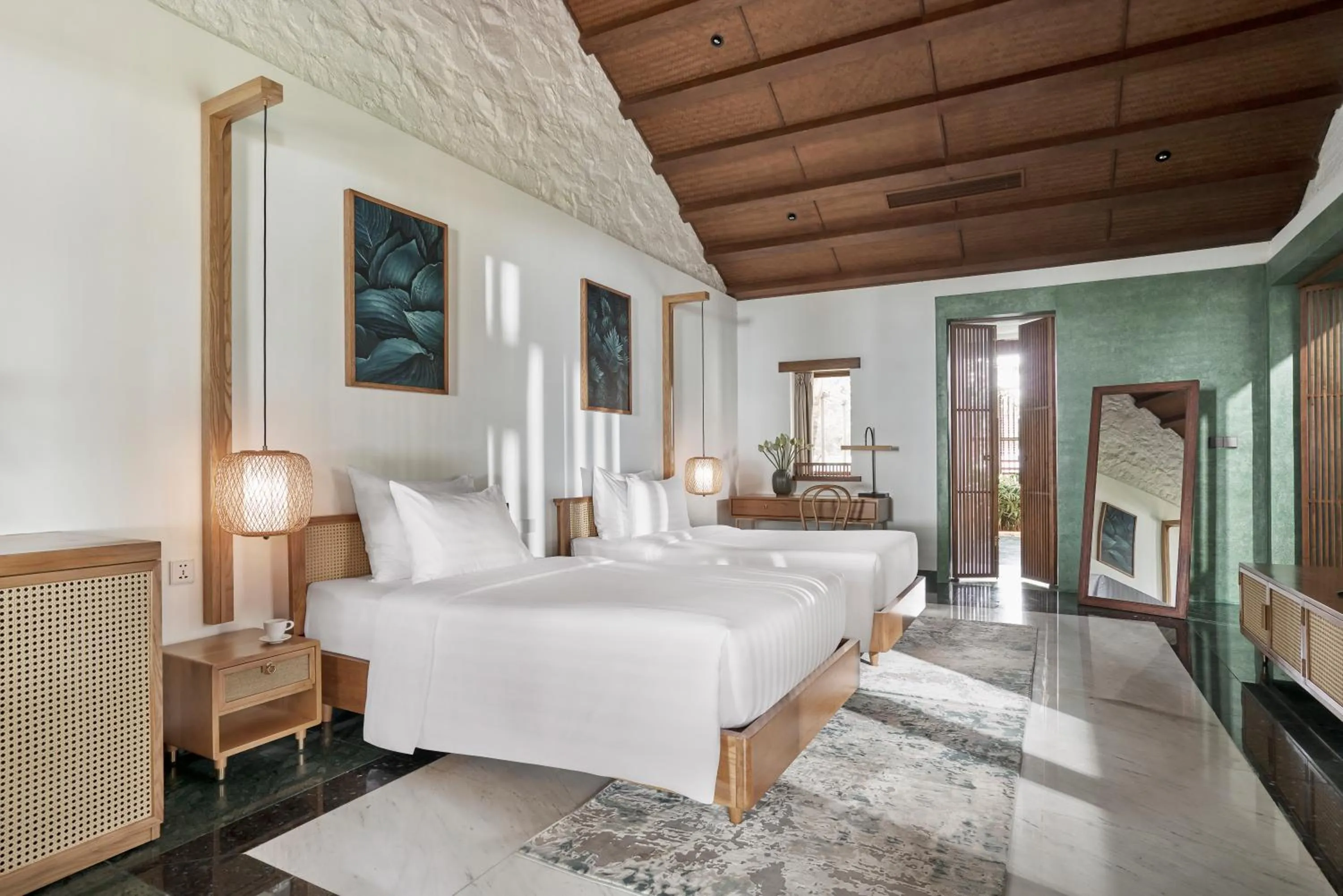 Photo of the whole room, Bed in The Secret Con Dao