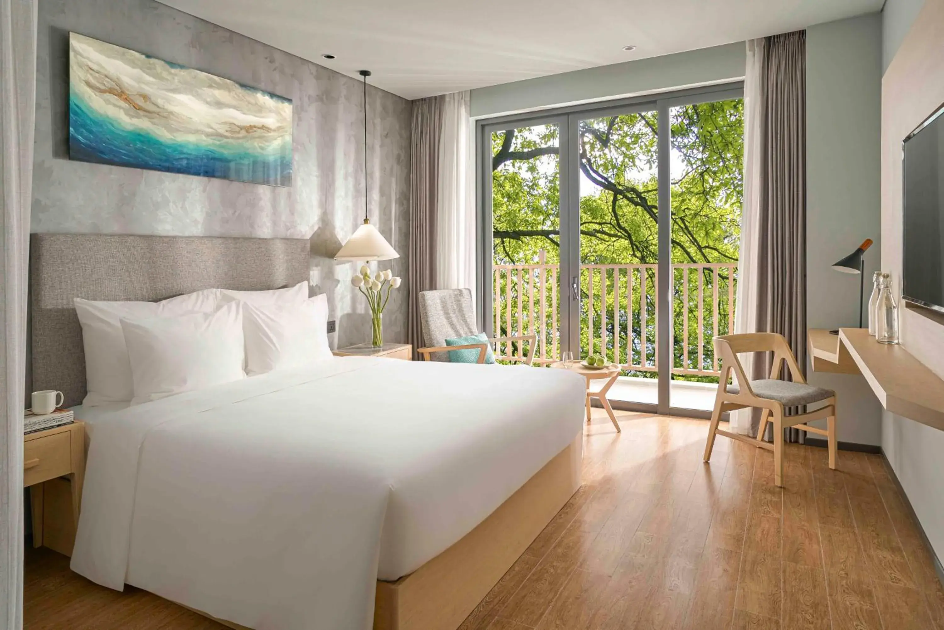 Deluxe Double Room with Balcony in The Secret Con Dao Deluxe Double Room with Balcony in The Secret Con Dao