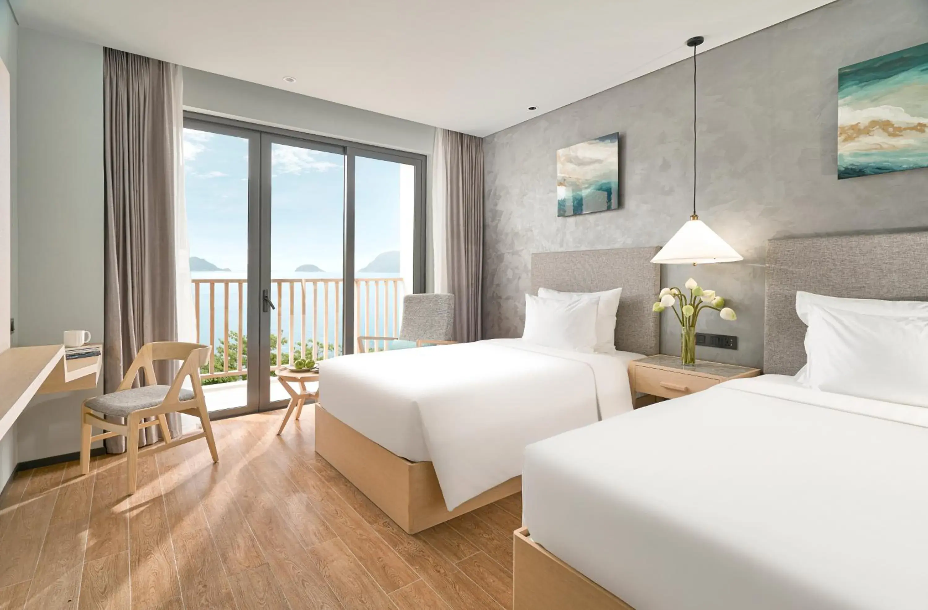 Deluxe Twin Room with Balcony and Ocean View (Include Welcome drink & Airport shuttle bus) in The Secret Con Dao Deluxe Twin Room with Balcony and Ocean View (Include Welcome drink & Airport shuttle bus) in The Secret Con Dao
