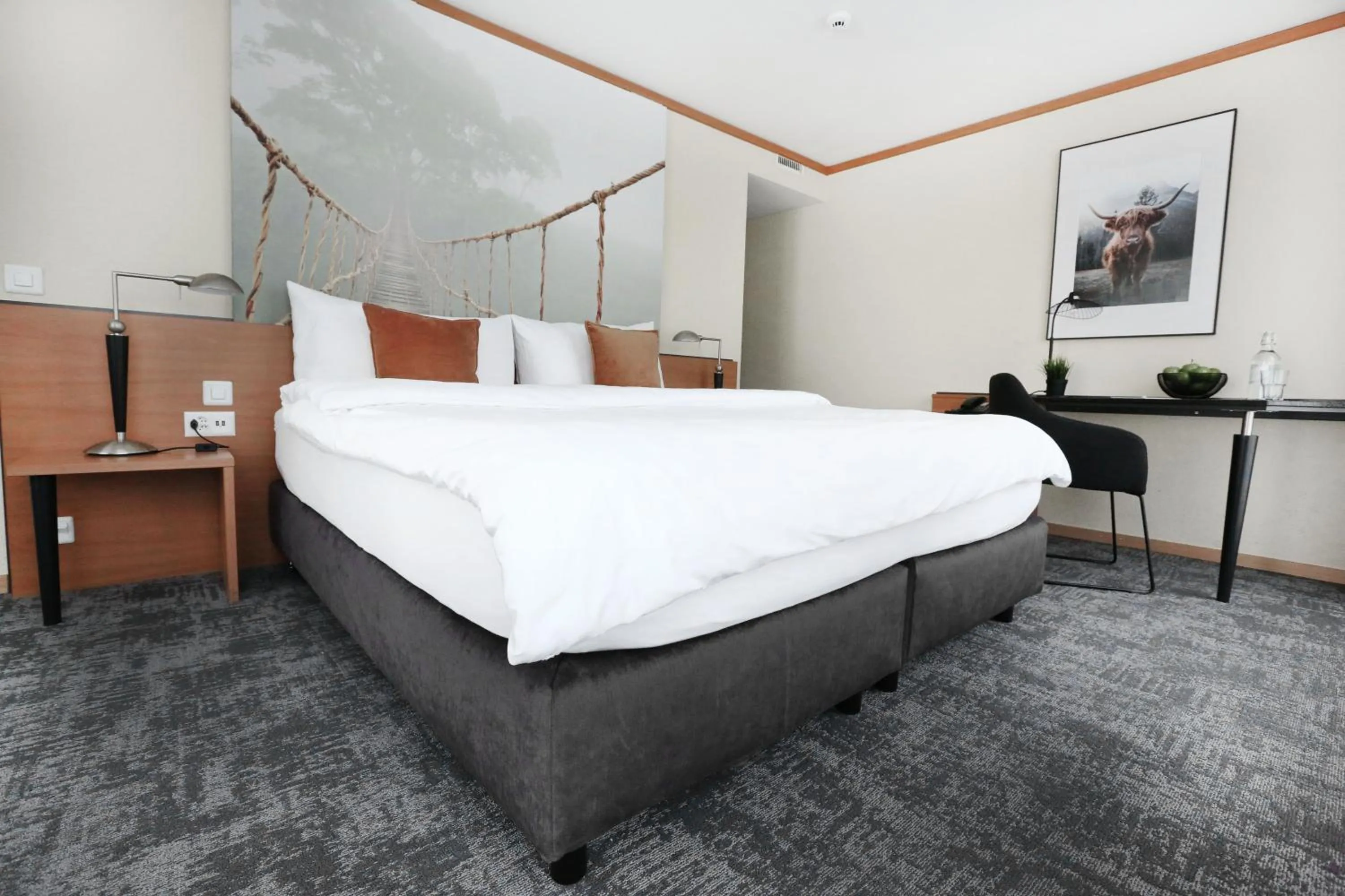 Bathroom, Bed in HOTEL ENGEL LIESTAL - Business & Lifestyle