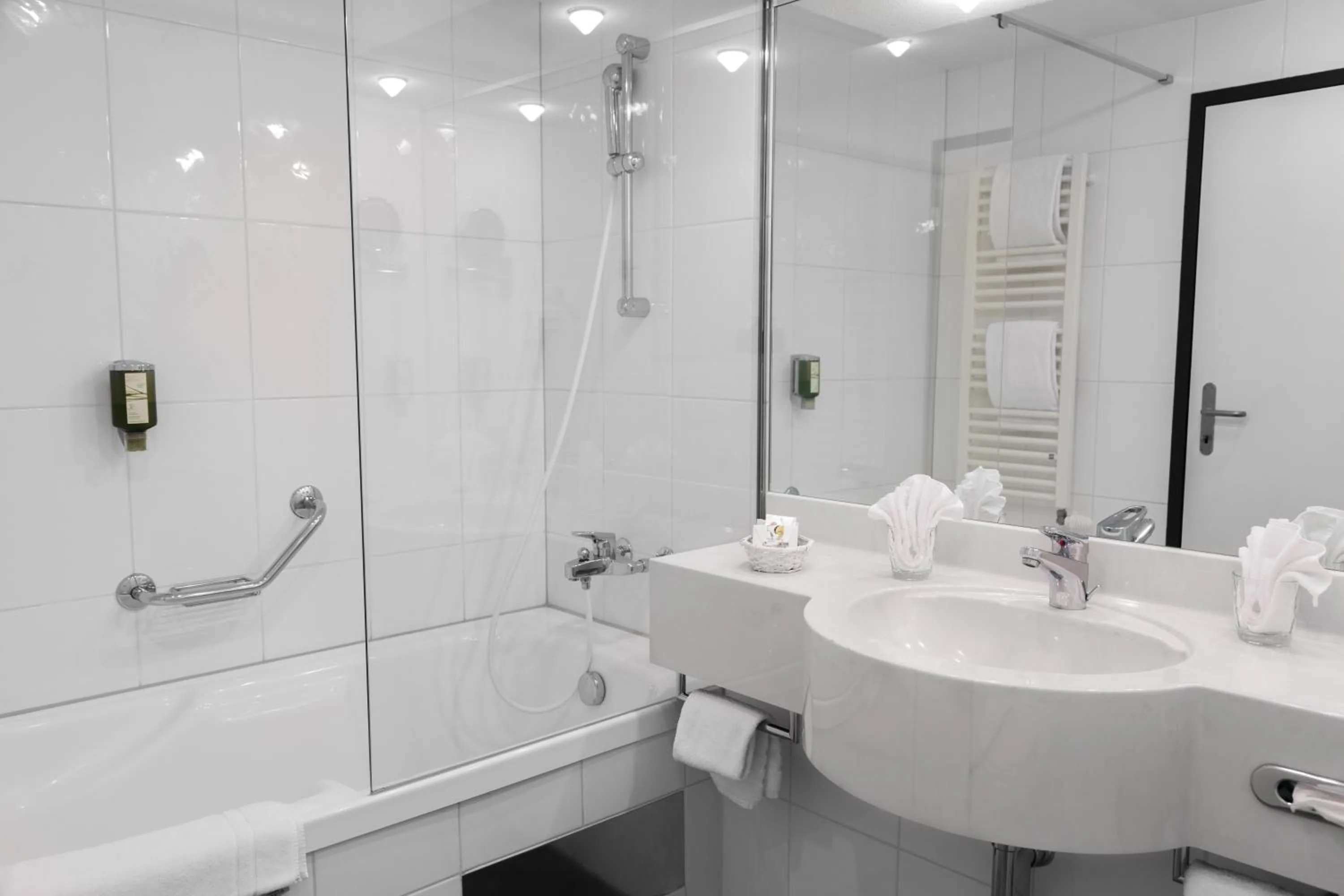 Bathroom in HOTEL ENGEL LIESTAL - Business & Lifestyle