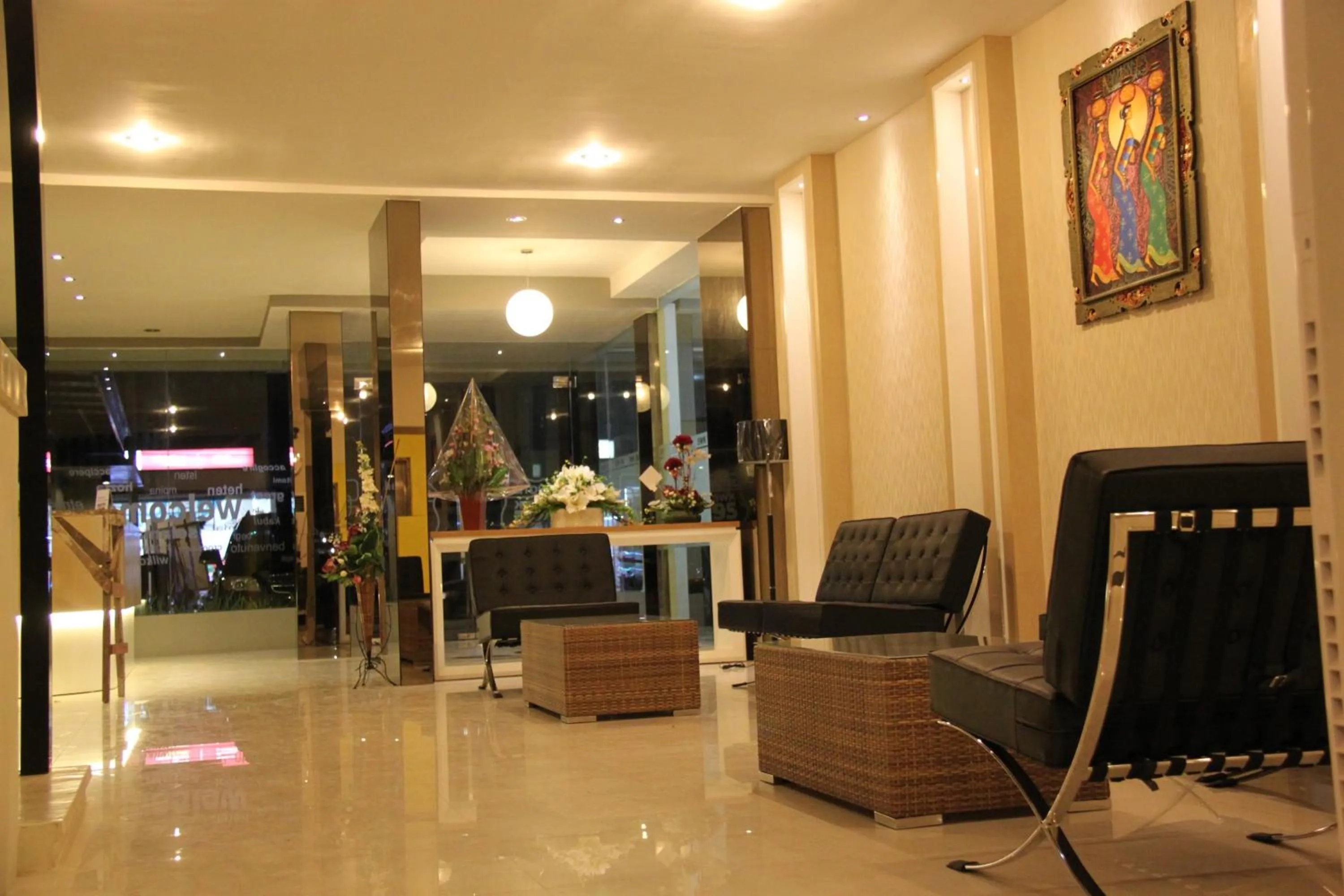 Lobby or reception in SWK 95 Hotel