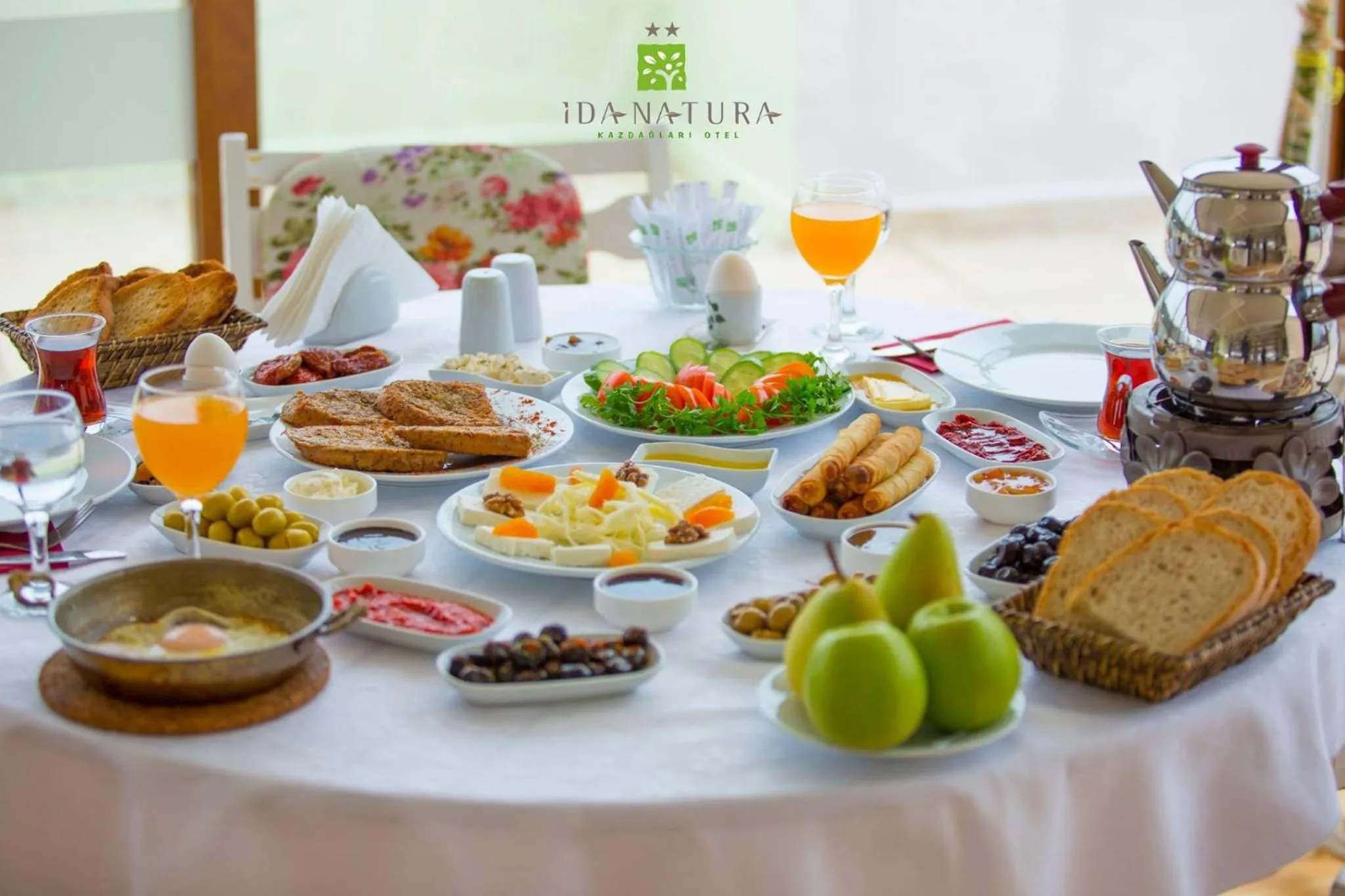 Food close-up in Kazdaglari Ida Natura Bungalov Hotel