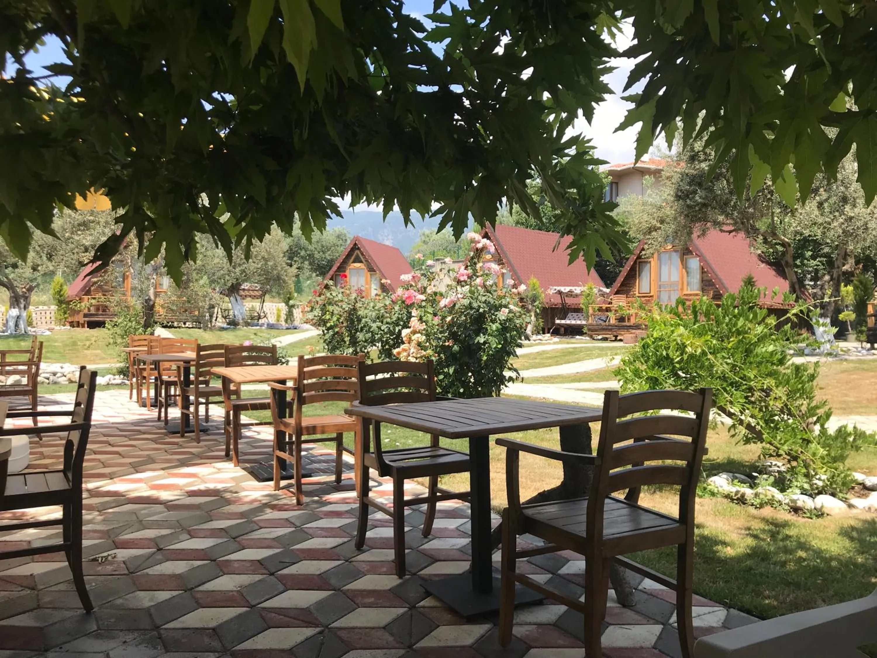 Patio in Kazdaglari Ida Natura Bungalov Hotel