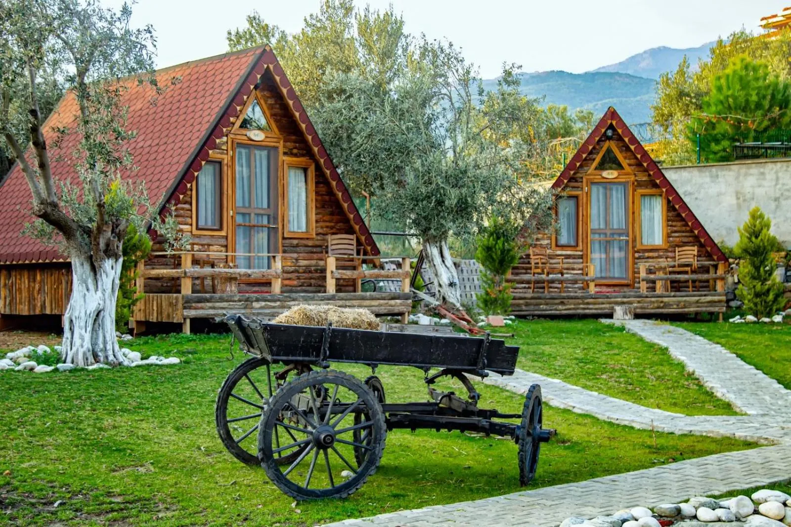 Property building in Kazdaglari Ida Natura Bungalov Hotel