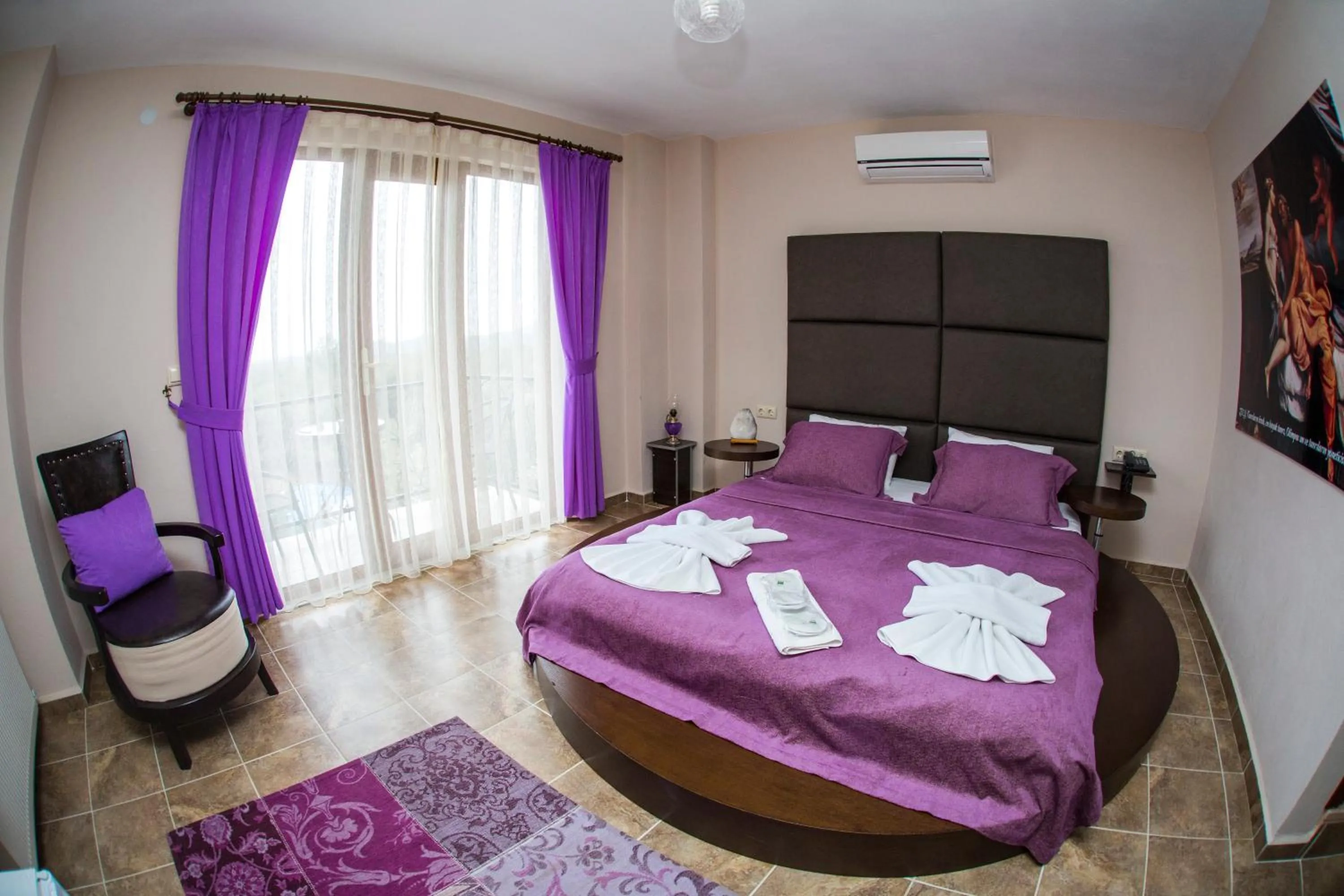 Bed in Kazdaglari Ida Natura Bungalov Hotel