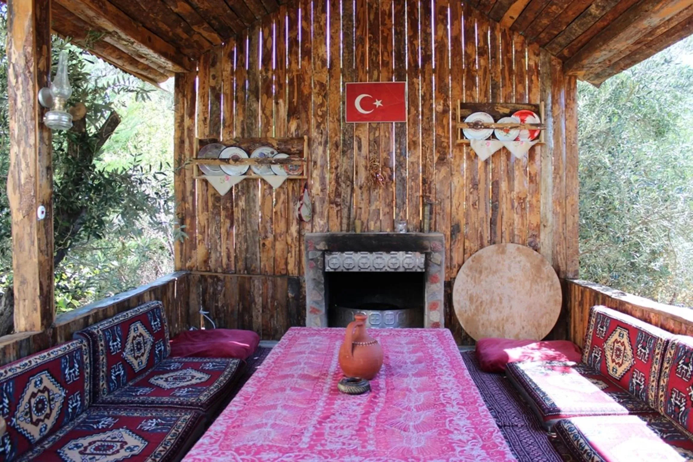 Patio in Kazdaglari Ida Natura Bungalov Hotel