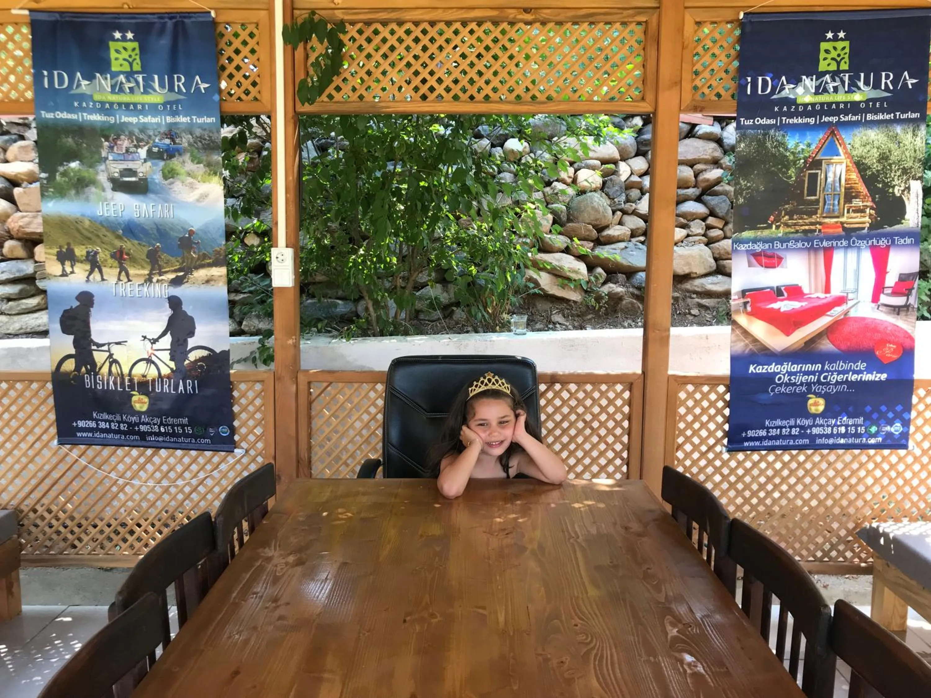 Patio in Kazdaglari Ida Natura Bungalov Hotel