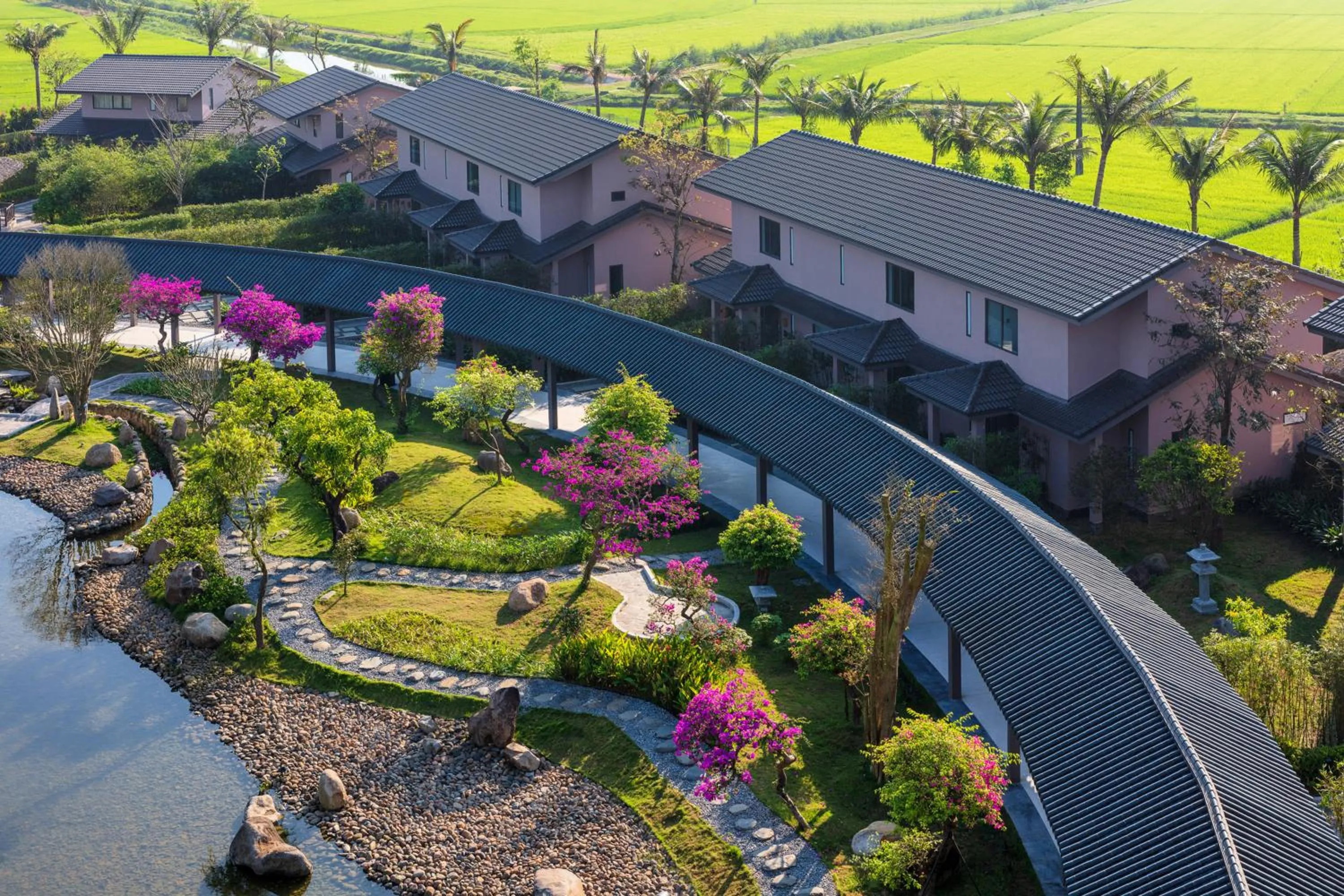 Property building in Kobi Onsen Resort Hue, Affiliated by Melia