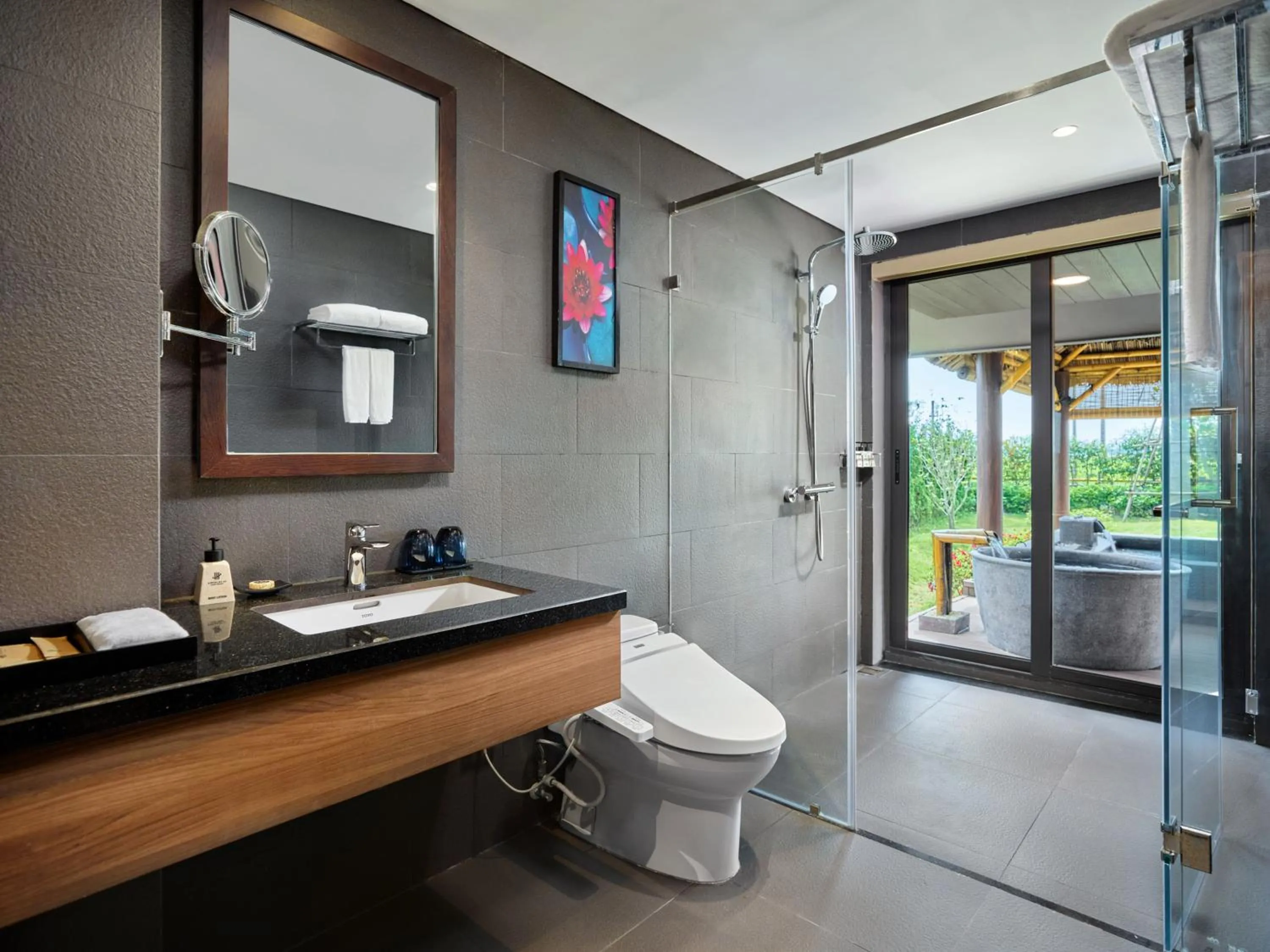 Bathroom in Kobi Onsen Resort Hue Affiliated by Meliá