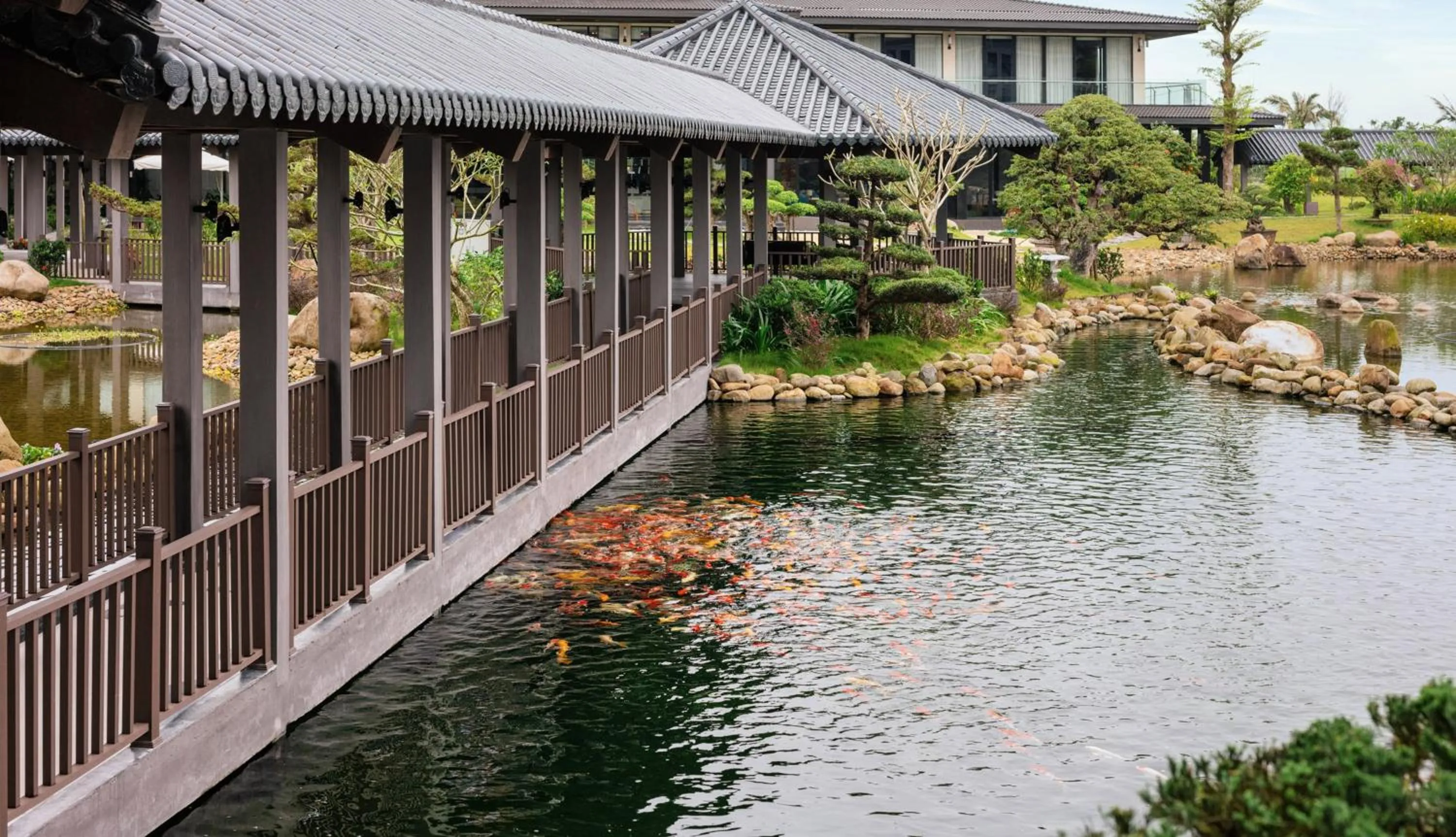 Property building in Kobi Onsen Resort Hue, Affiliated by Melia