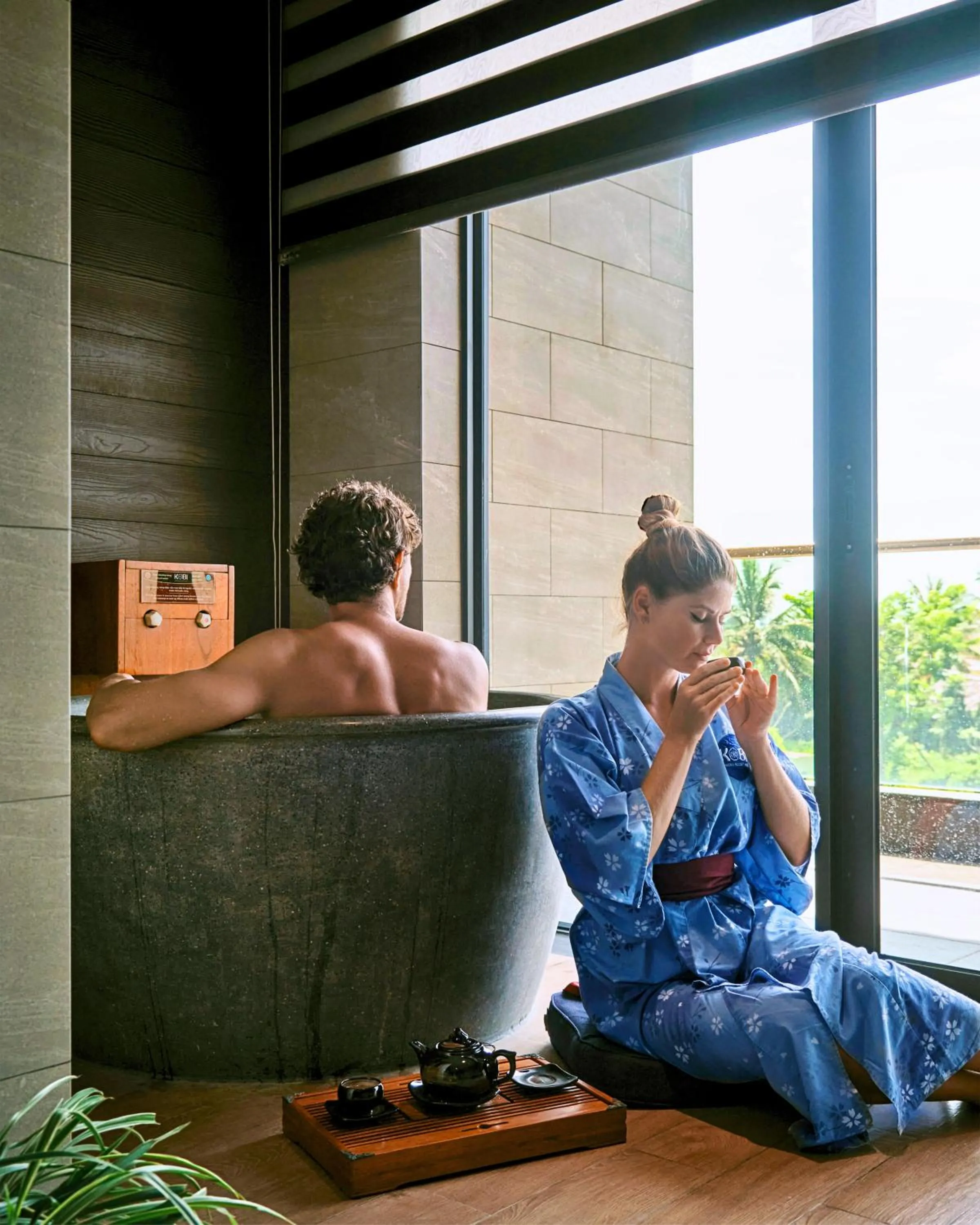Spa and wellness centre/facilities in Kobi Onsen Resort Hue, Affiliated by Melia