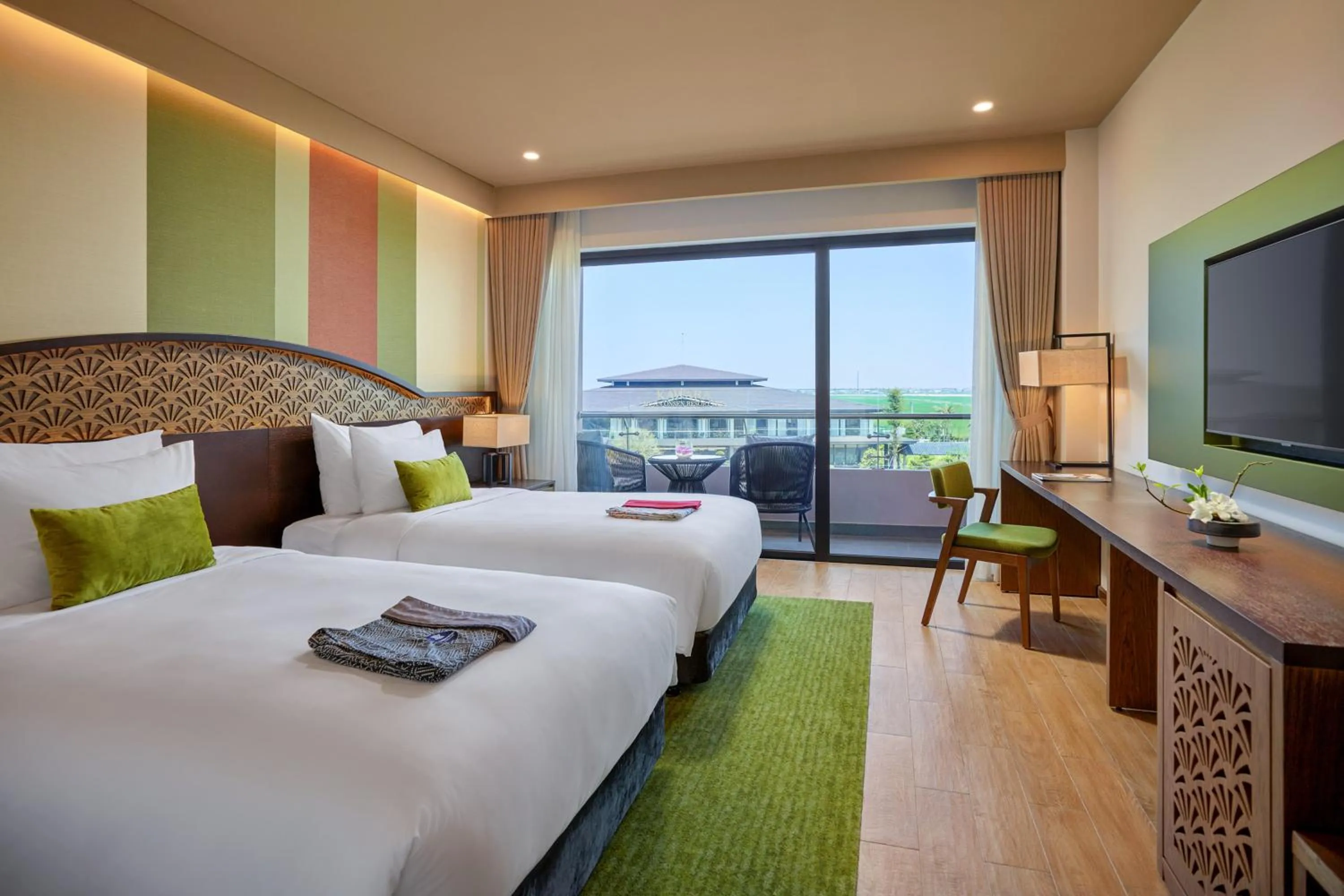 Communal lounge/ TV room, Bed in Kobi Onsen Resort Hue, Affiliated by Melia