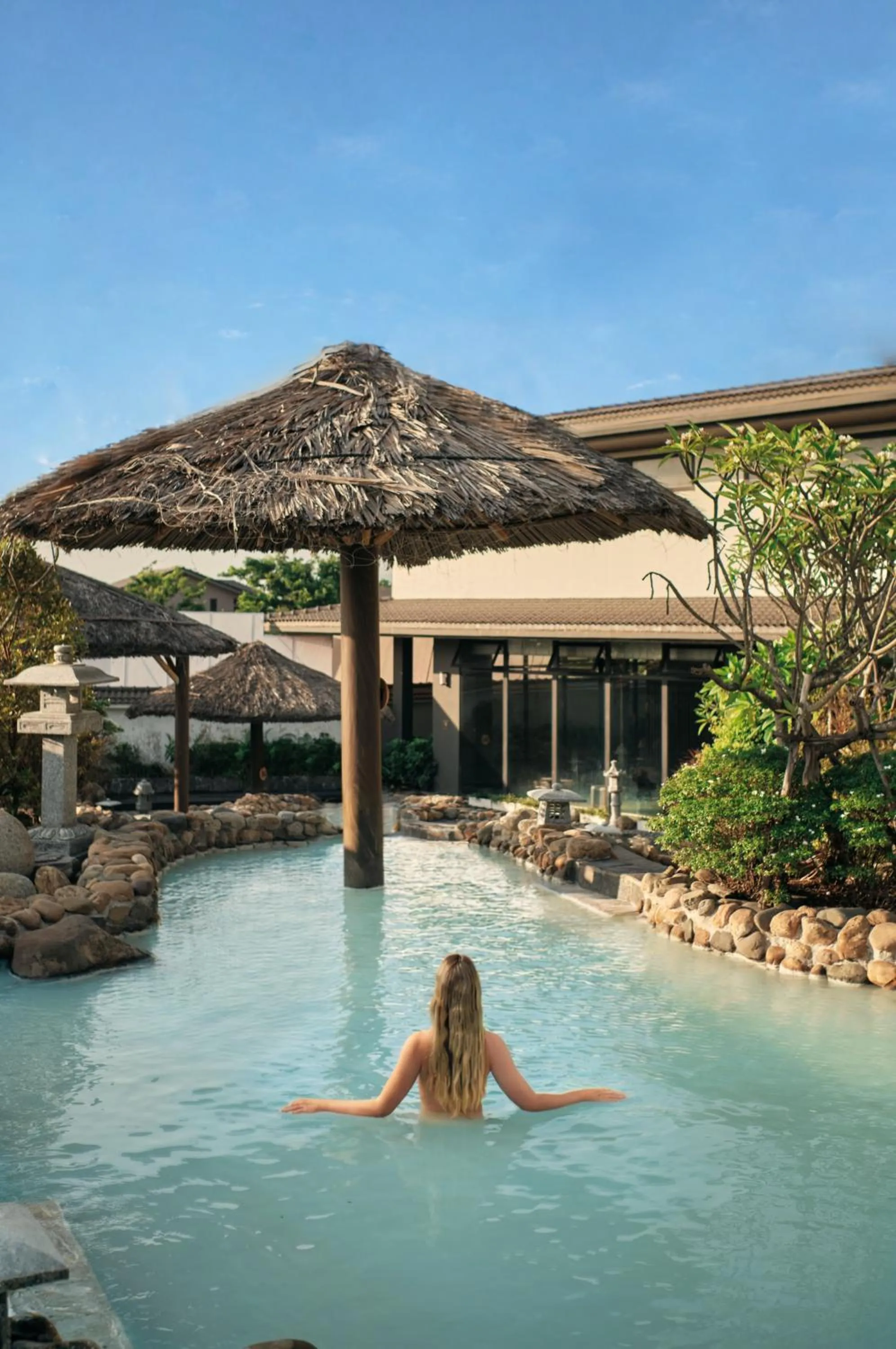 Hot Spring Bath in Kobi Onsen Resort Hue, Affiliated by Melia