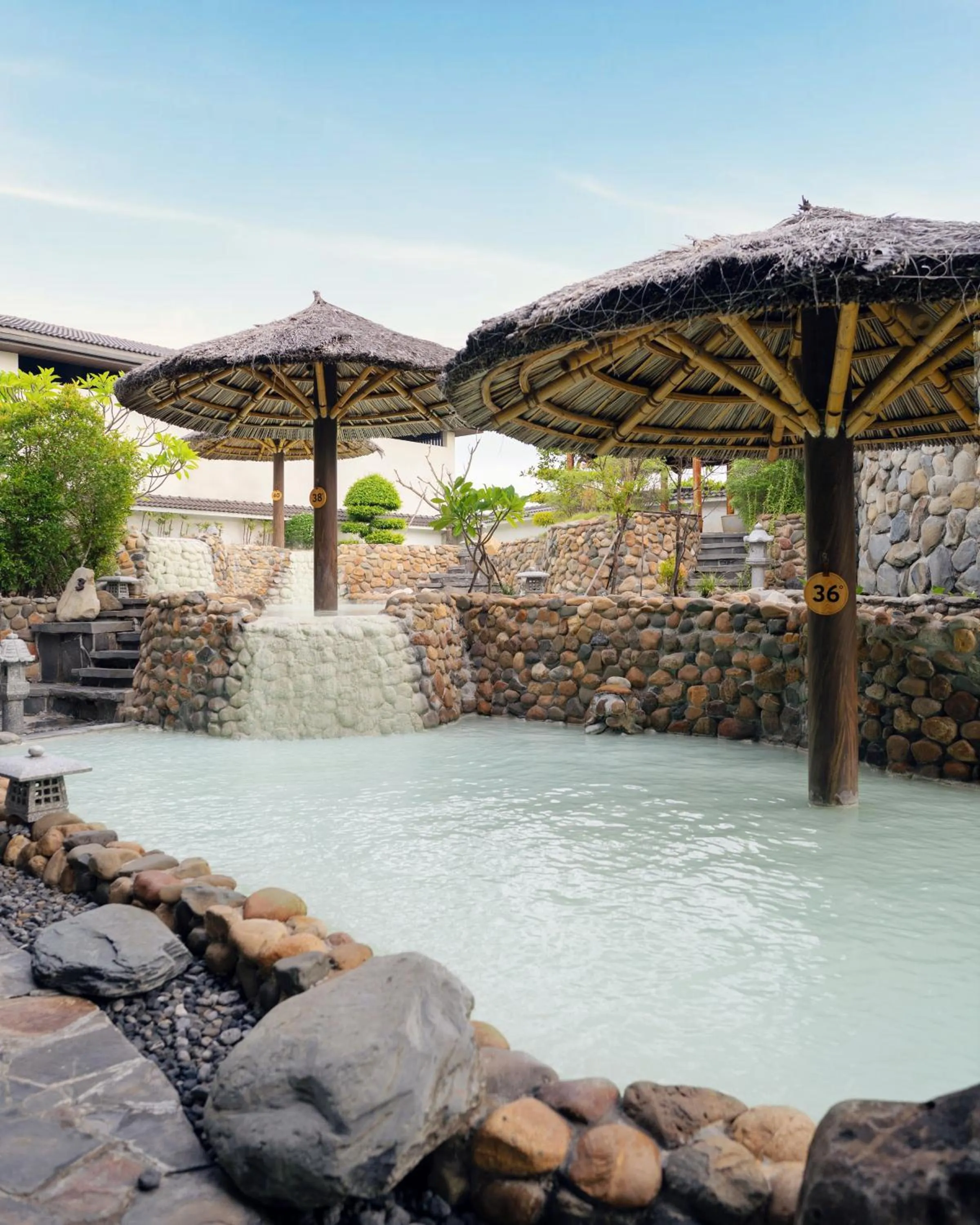 Hot Spring Bath in Kobi Onsen Resort Hue, Affiliated by Melia
