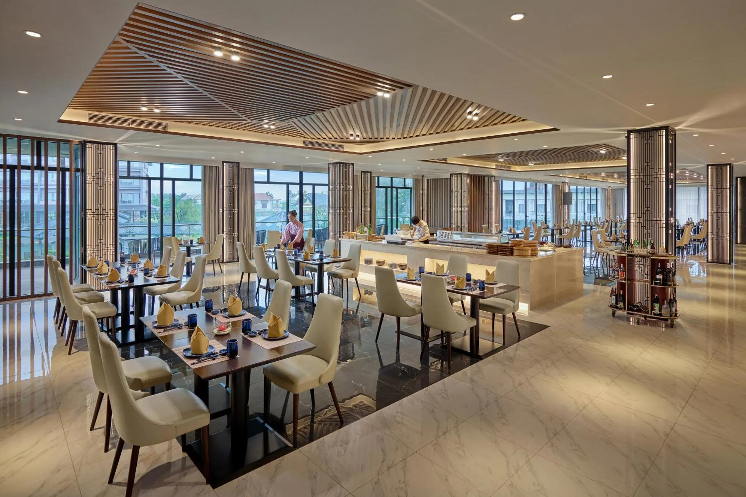 Restaurant/places to eat in Kobi Onsen Resort Hue, Affiliated by Melia