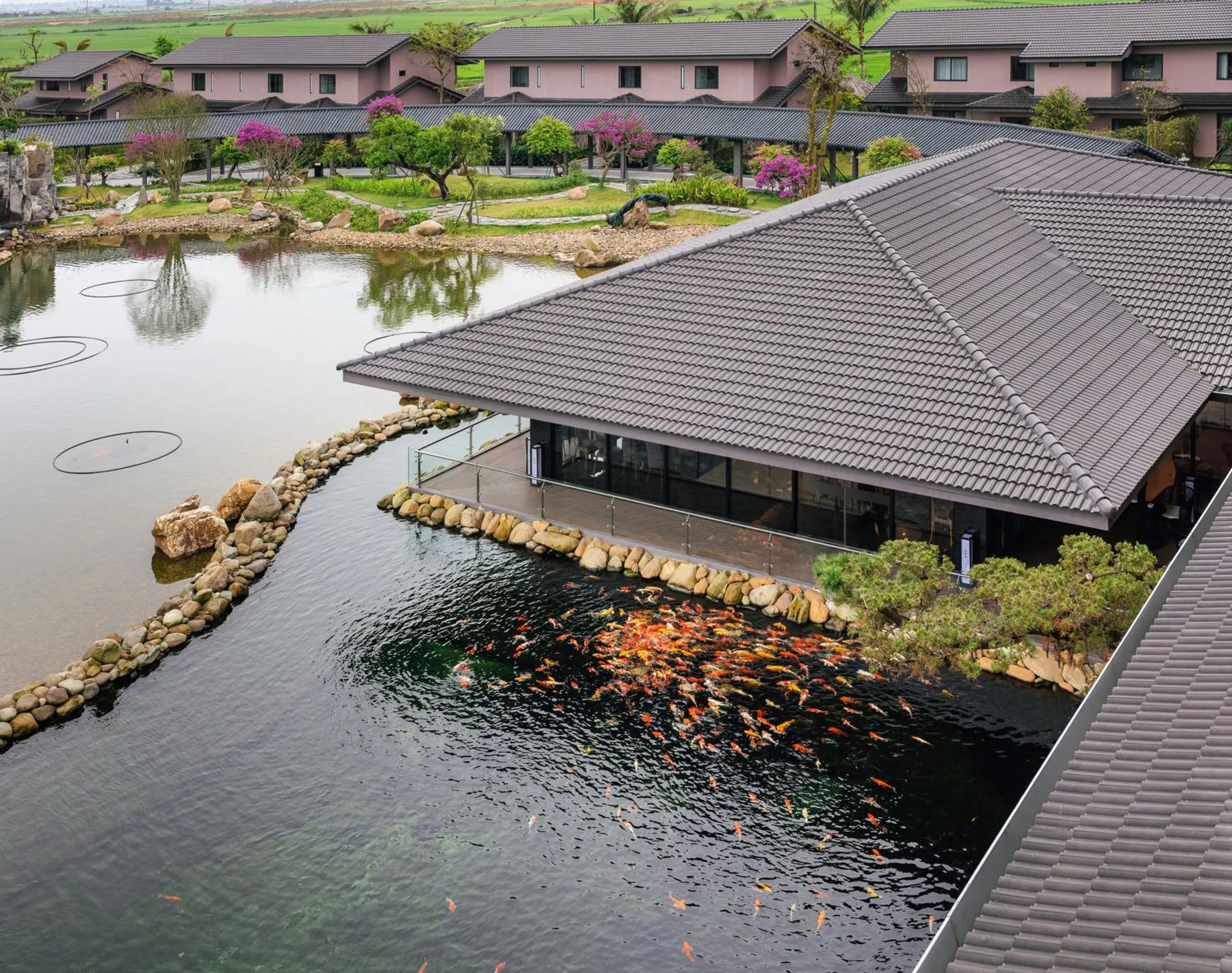 Property building in Kobi Onsen Resort Hue, Affiliated by Melia