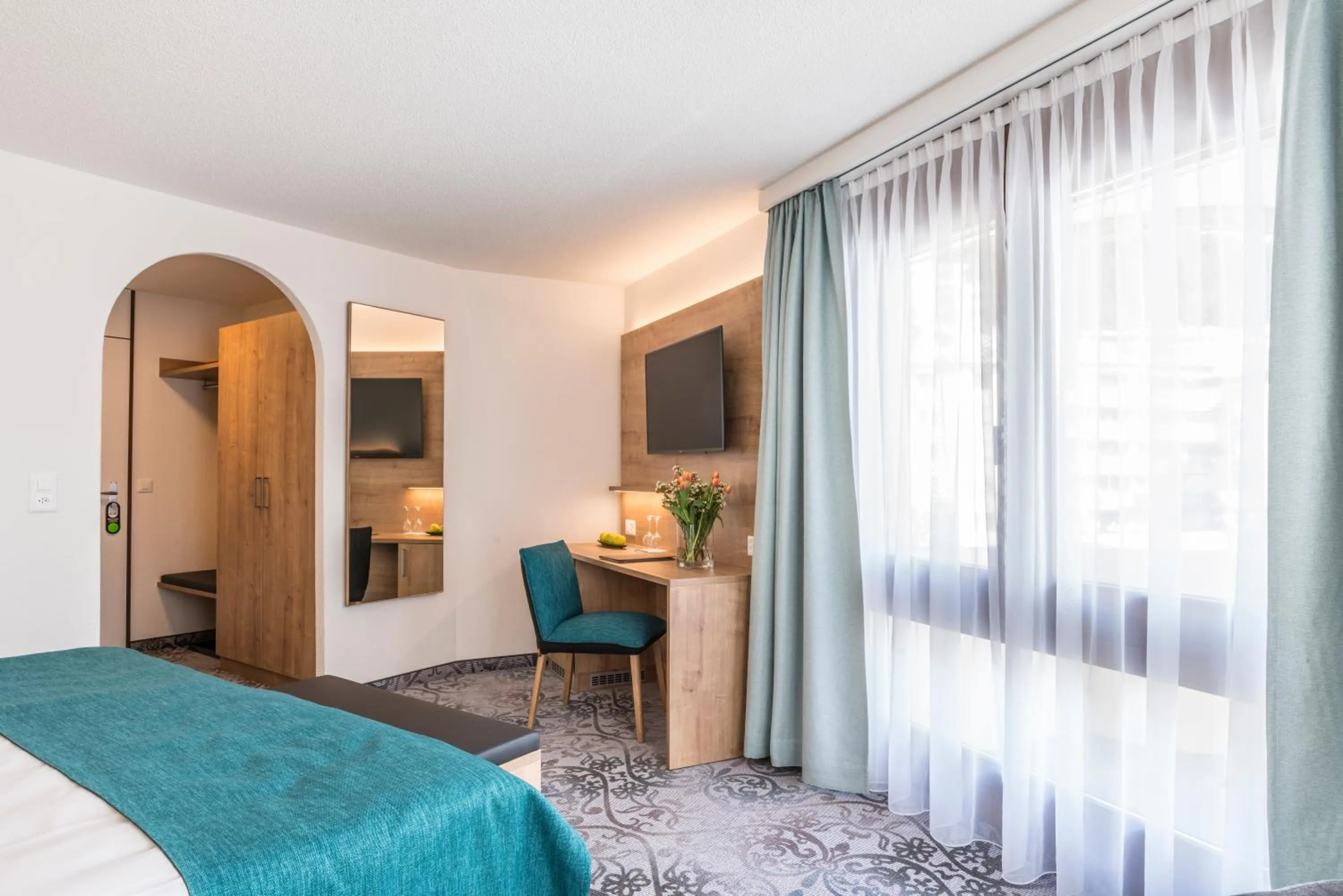 Bed in Central Sporthotel Davos