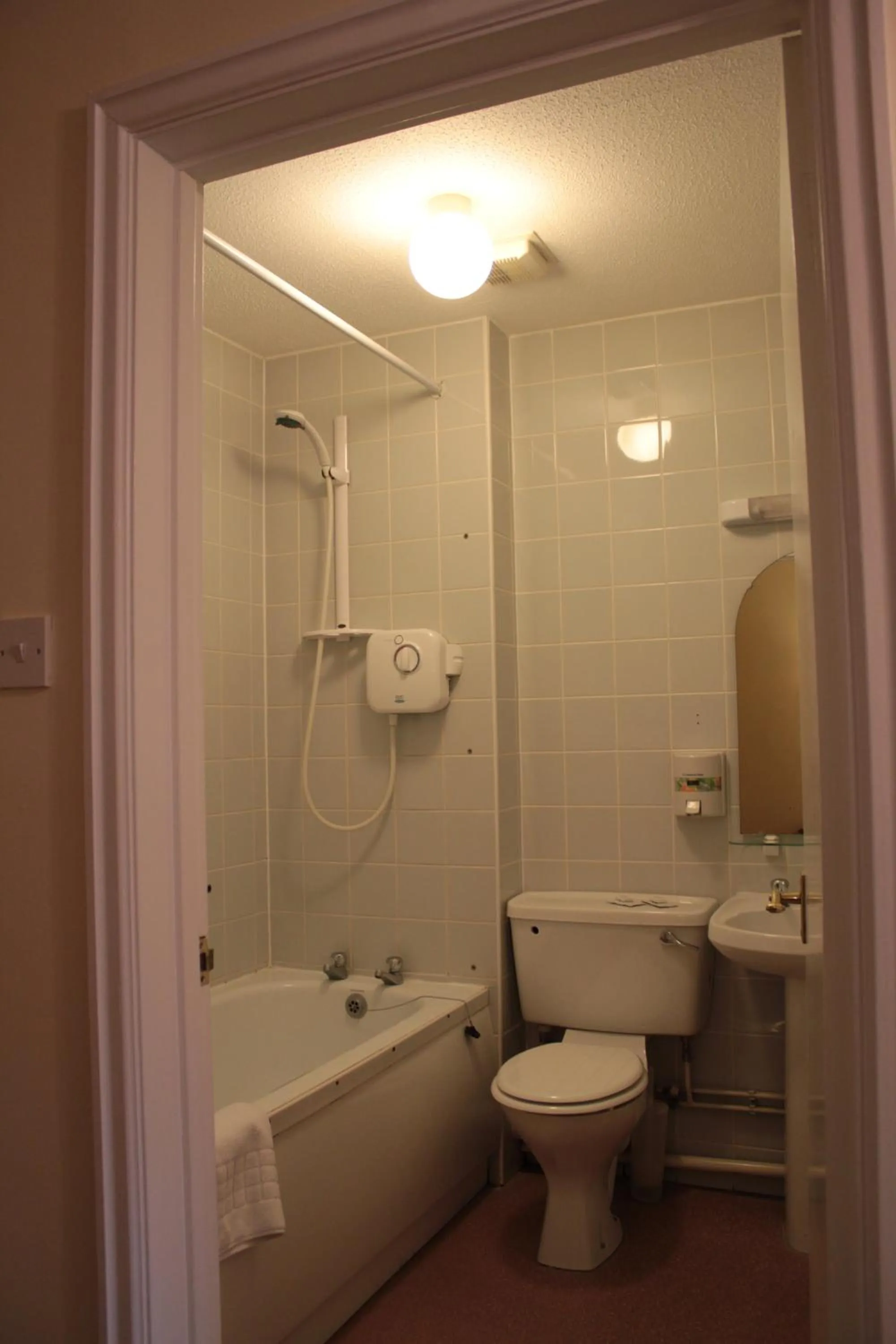 Shower in St George's Lodge, Bisley