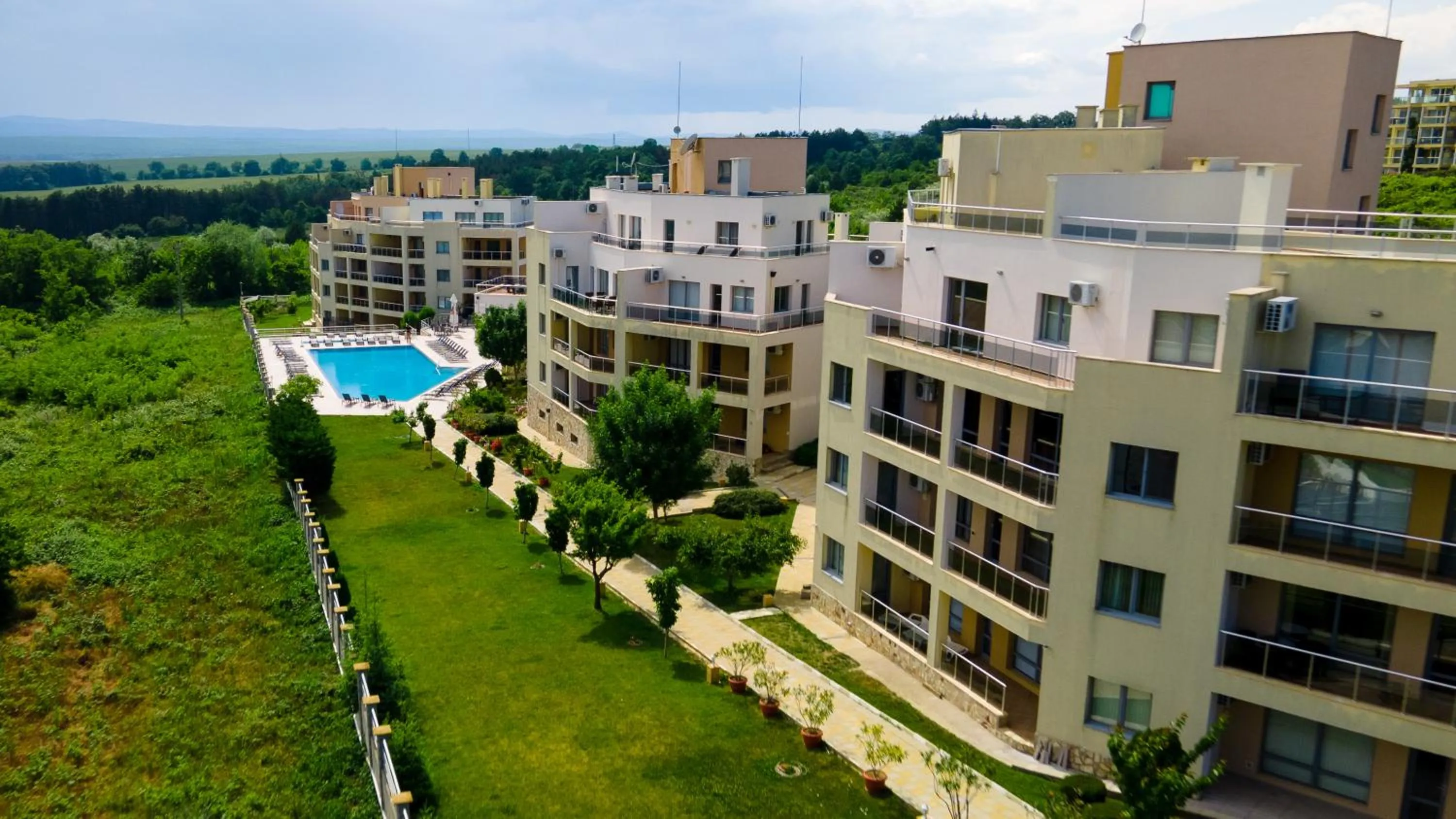 Bird's eye view in Byala Panorama Resort