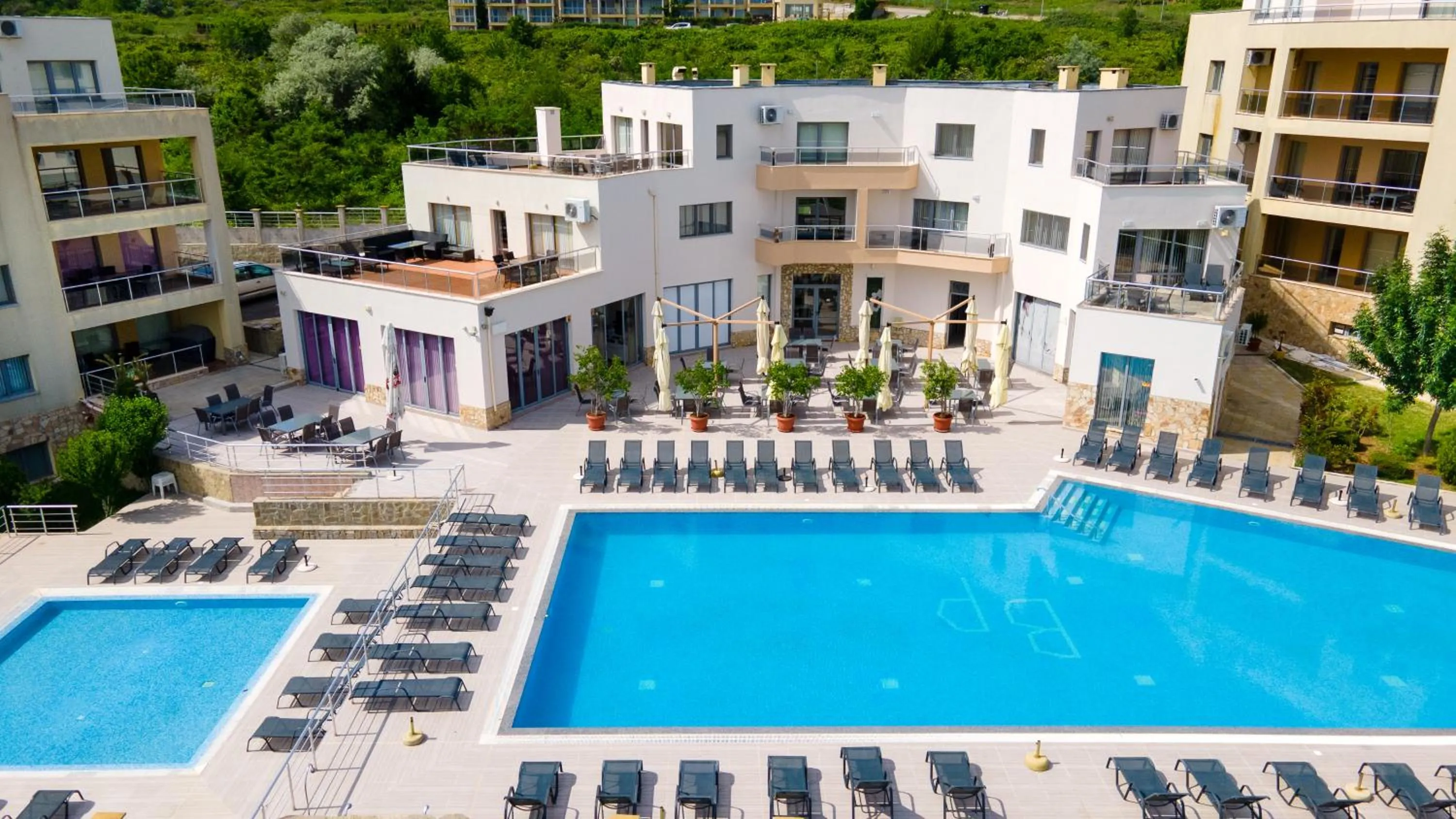 Pool view in Byala Panorama Resort