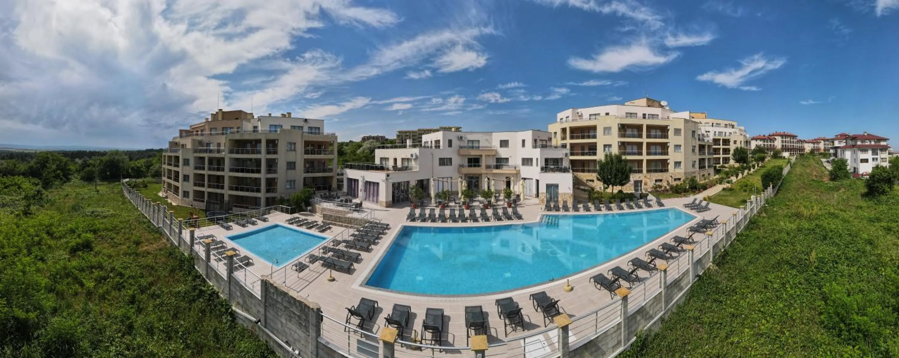 Pool view in Byala Panorama Resort